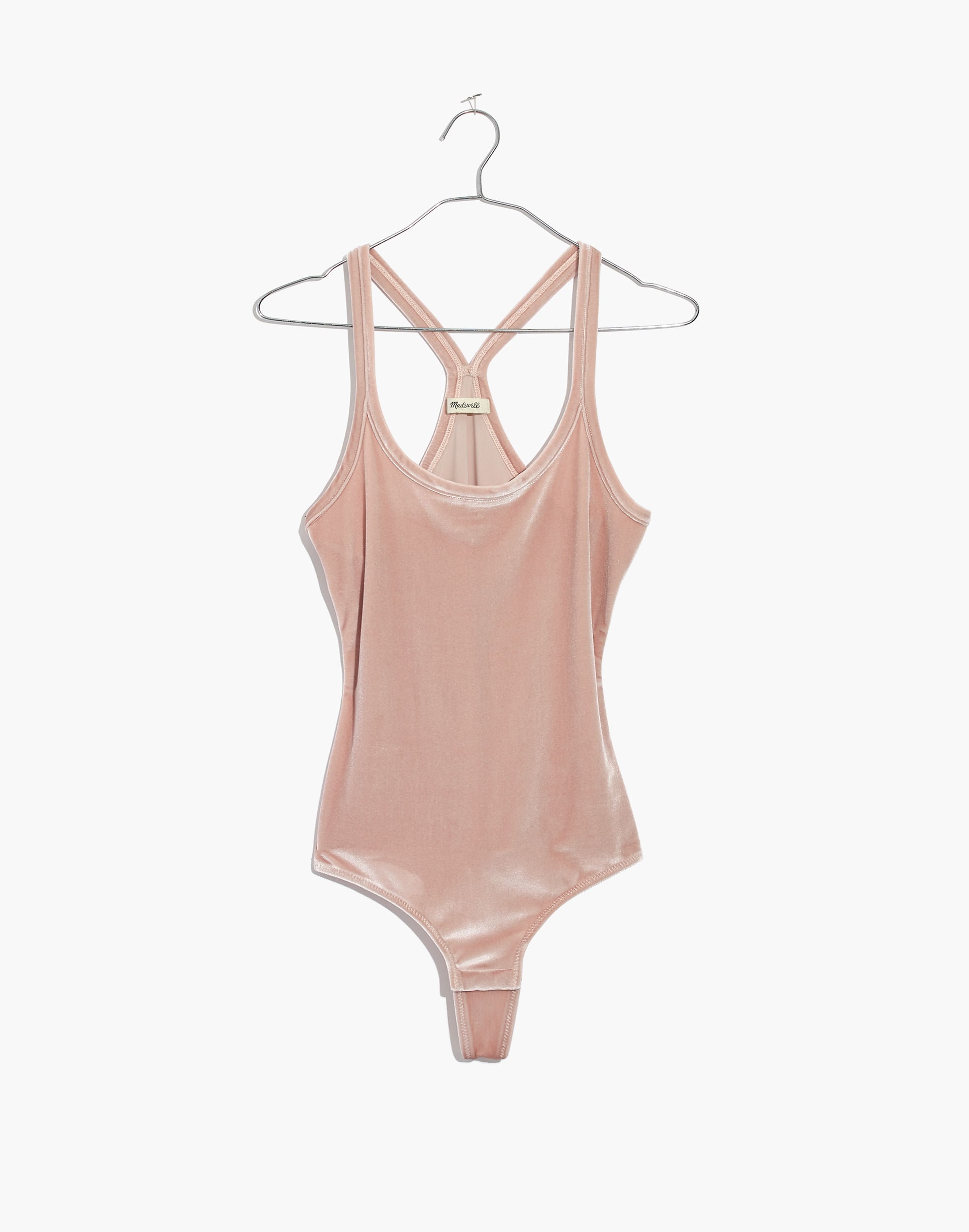 Velvet Racerback Bodysuit | Madewell