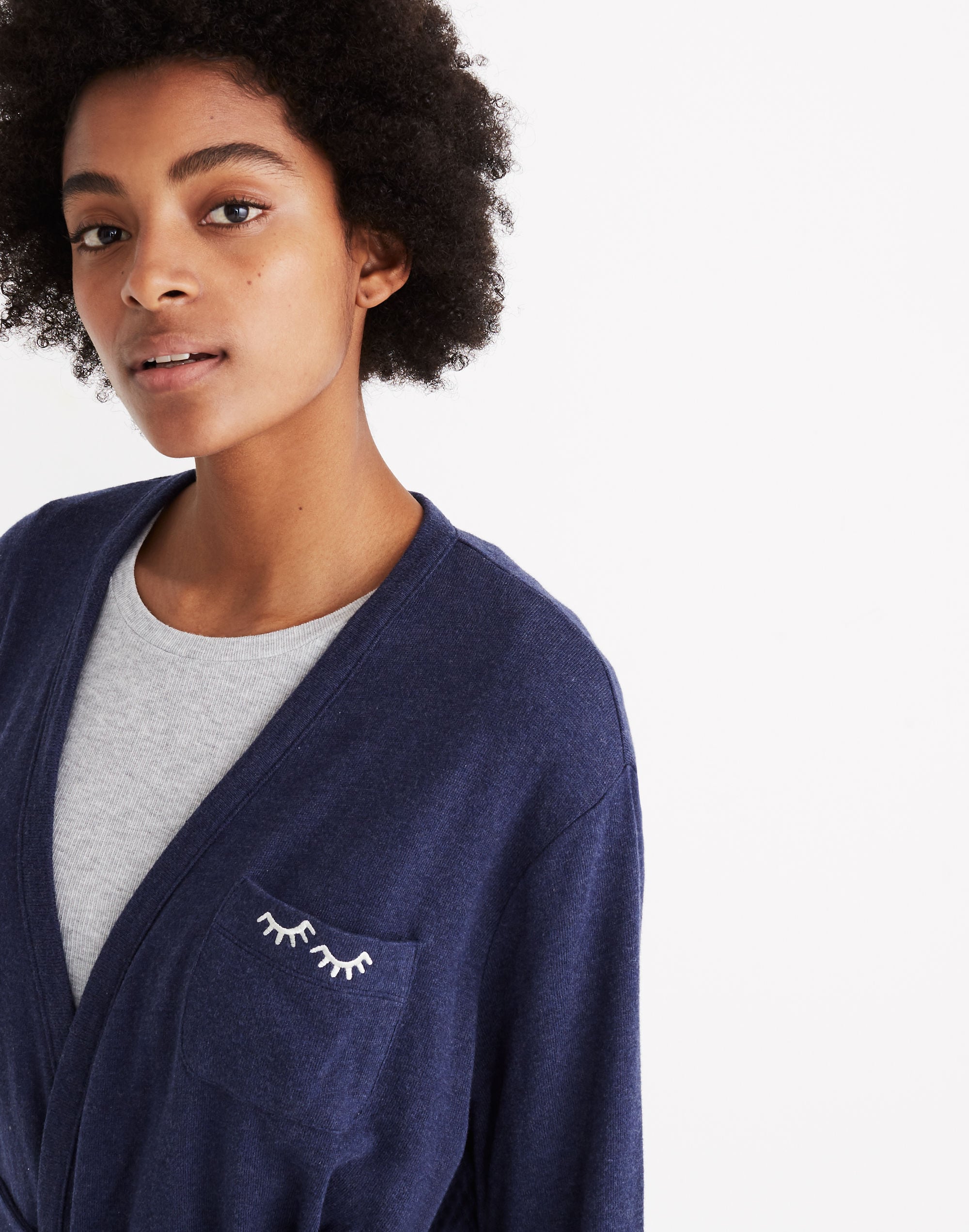 Embroidered Robe | Madewell