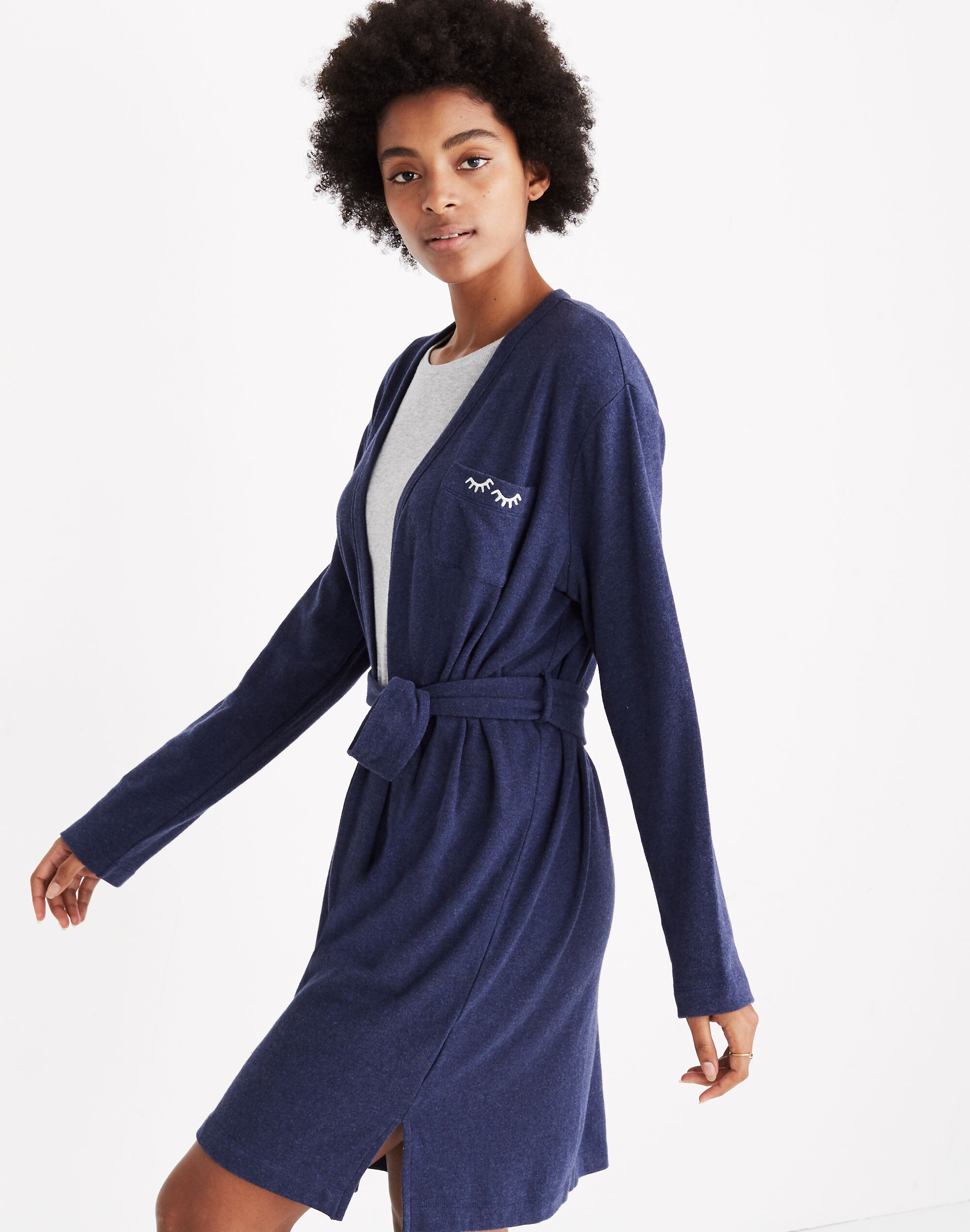 Embroidered Robe | Madewell