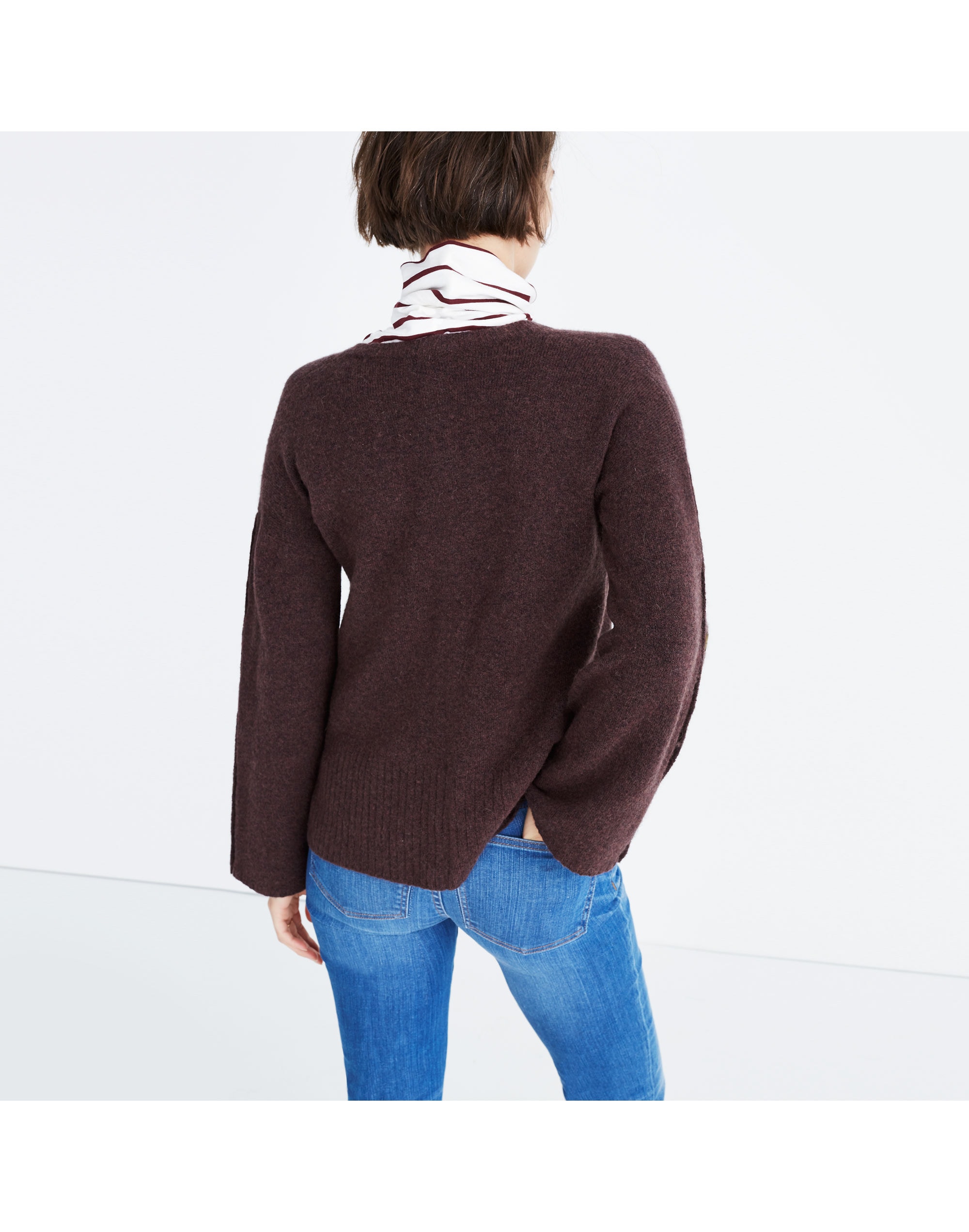 Button-Sleeve Pullover Sweater | Madewell