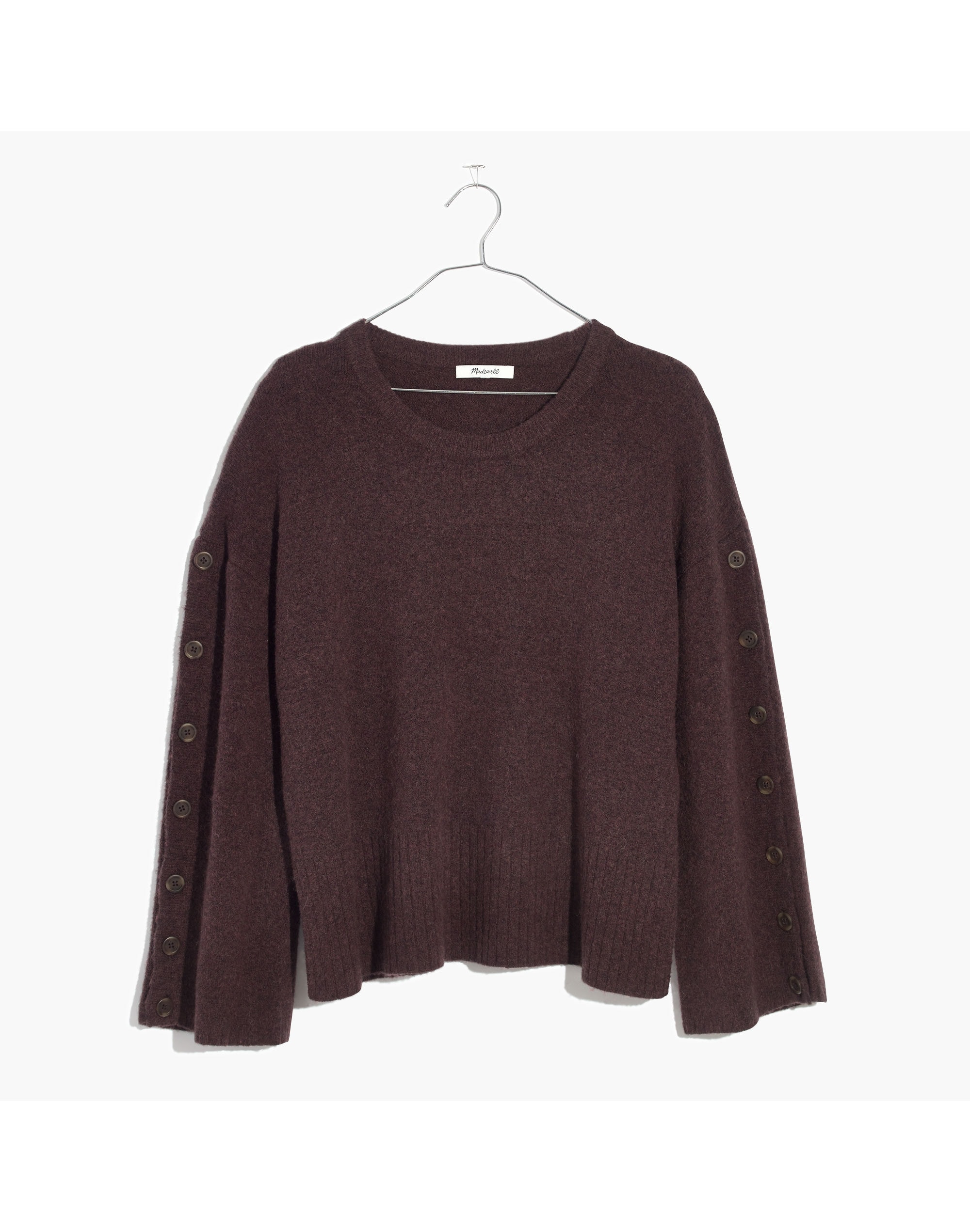 Button-Sleeve Pullover Sweater | Madewell