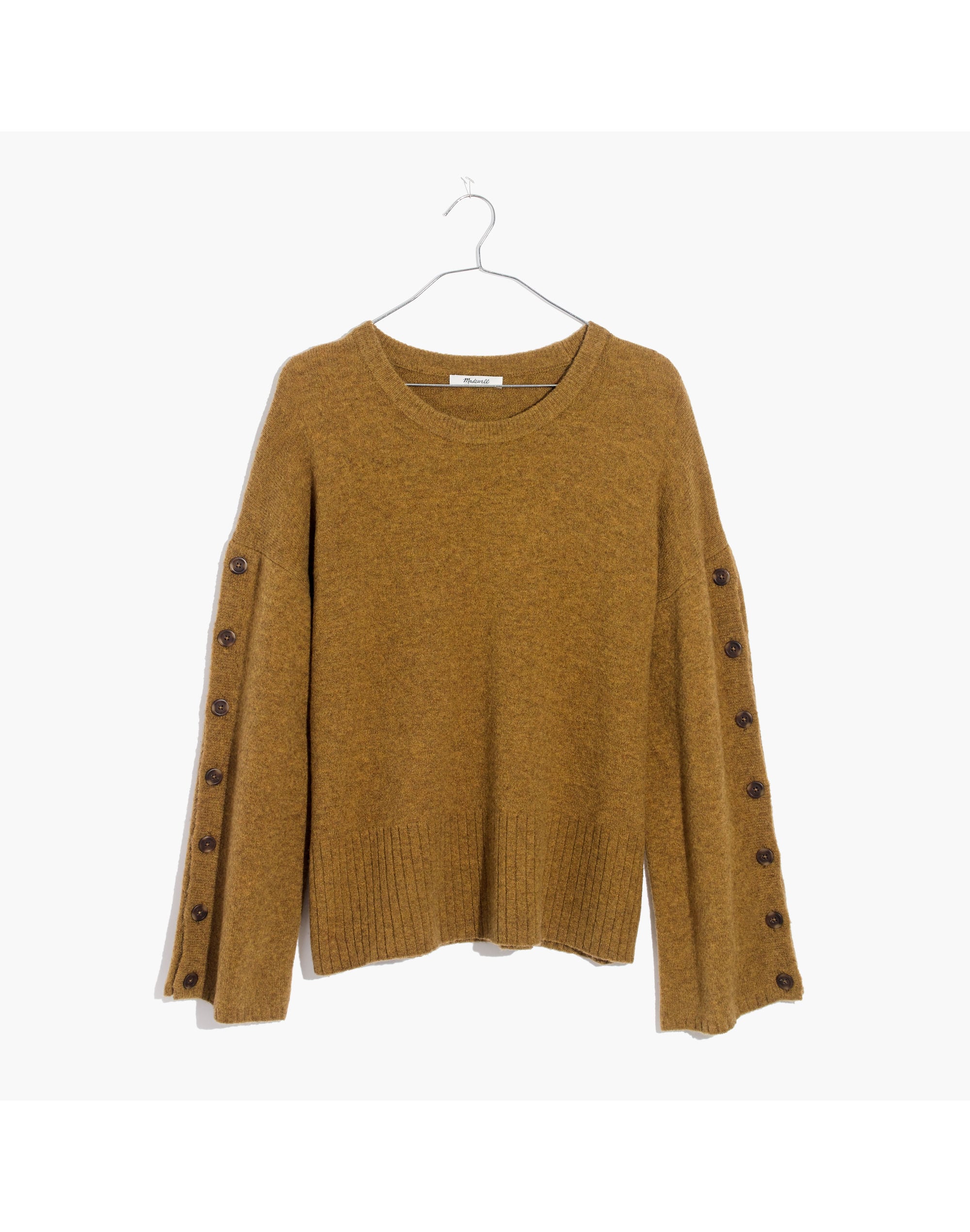 Button-Sleeve Pullover Sweater | Madewell