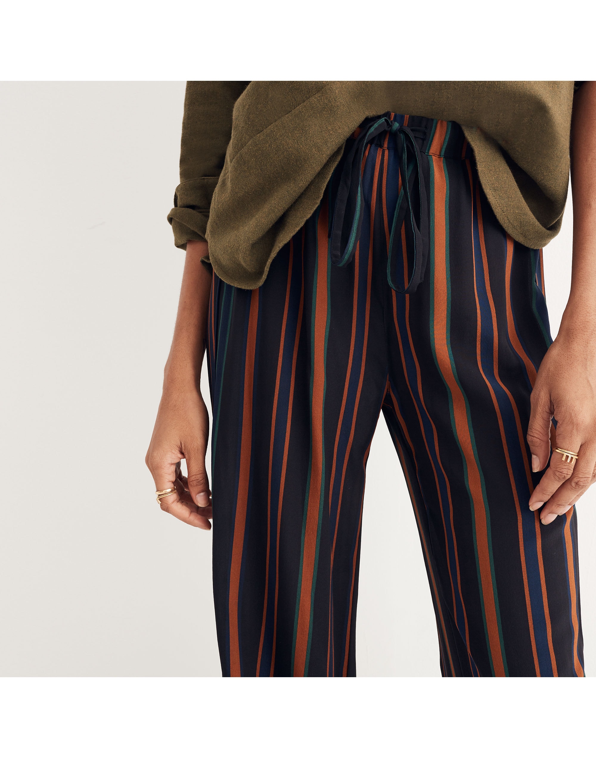 Pajama Trousers in Clermont Stripe | Madewell