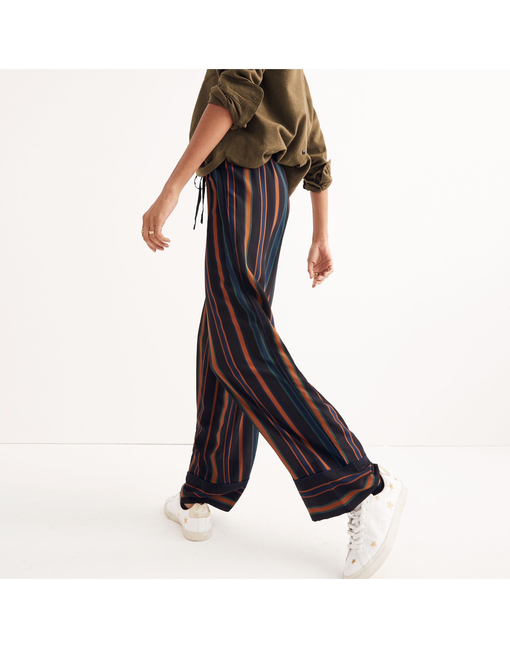 Pajama Trousers in Clermont Stripe | Madewell