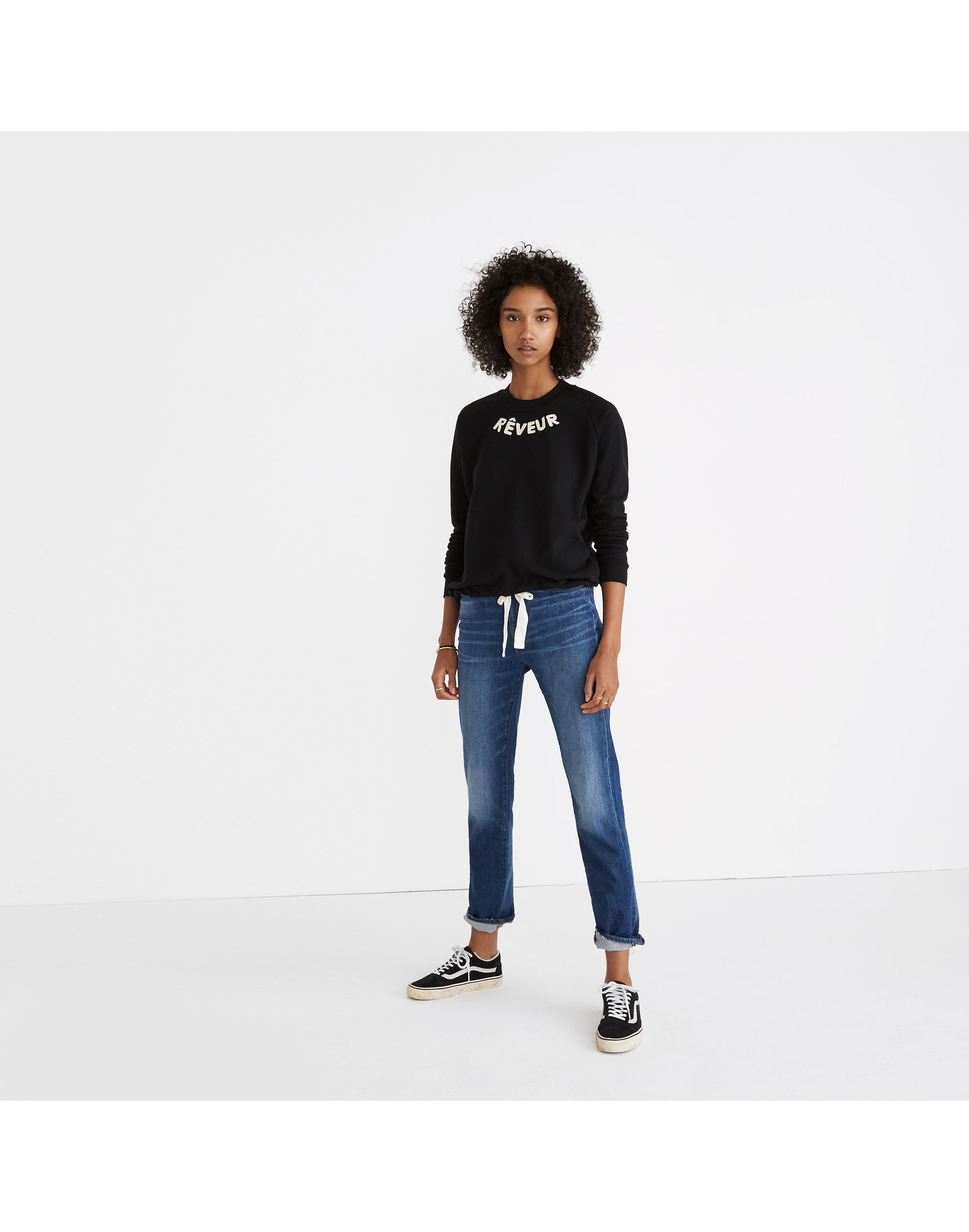 Reveur Drawstring Sweatshirt | Madewell