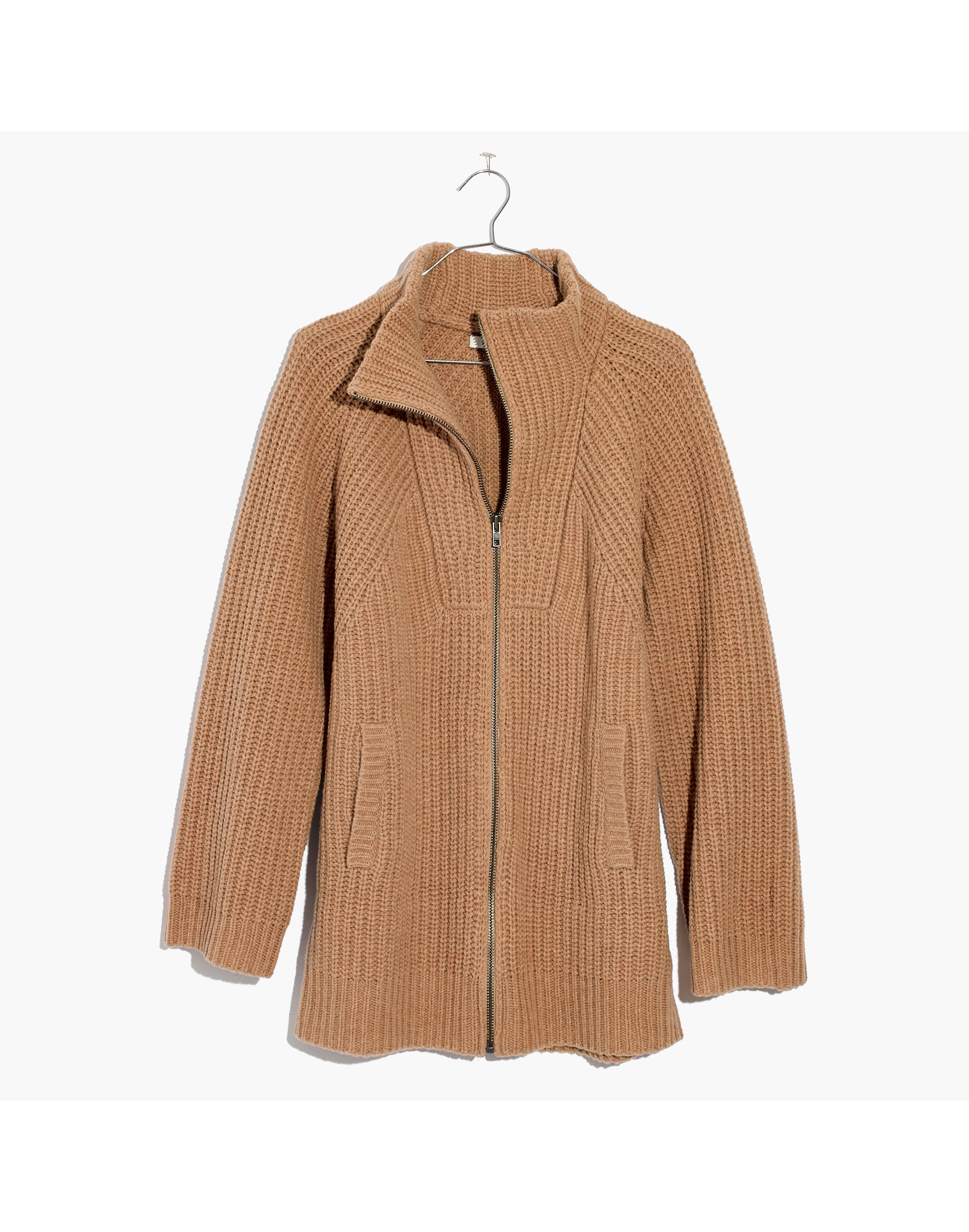 Ribbed Zip Cardigan Sweater | Madewell