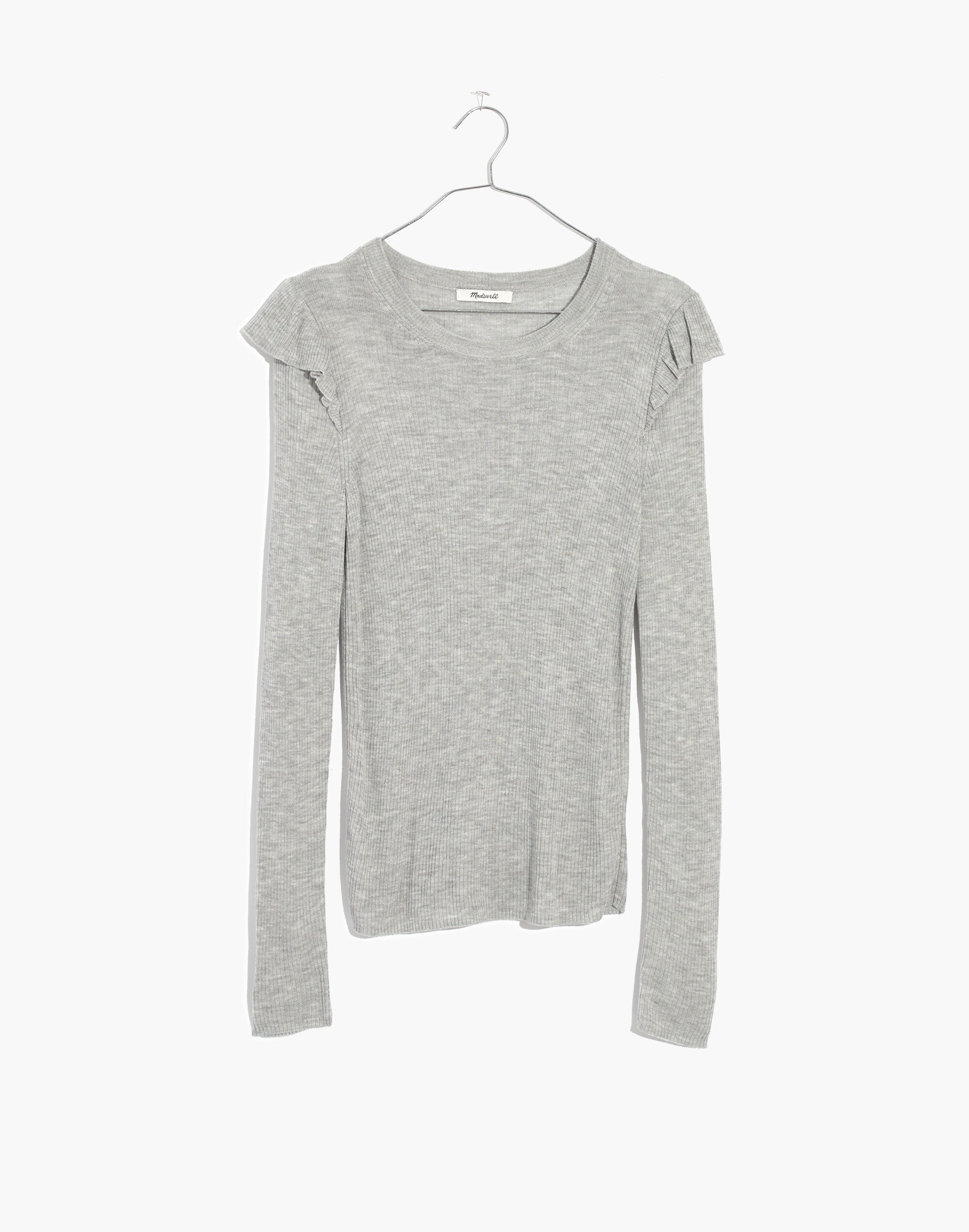 Ruffle-Sleeve Pullover Sweater | Madewell