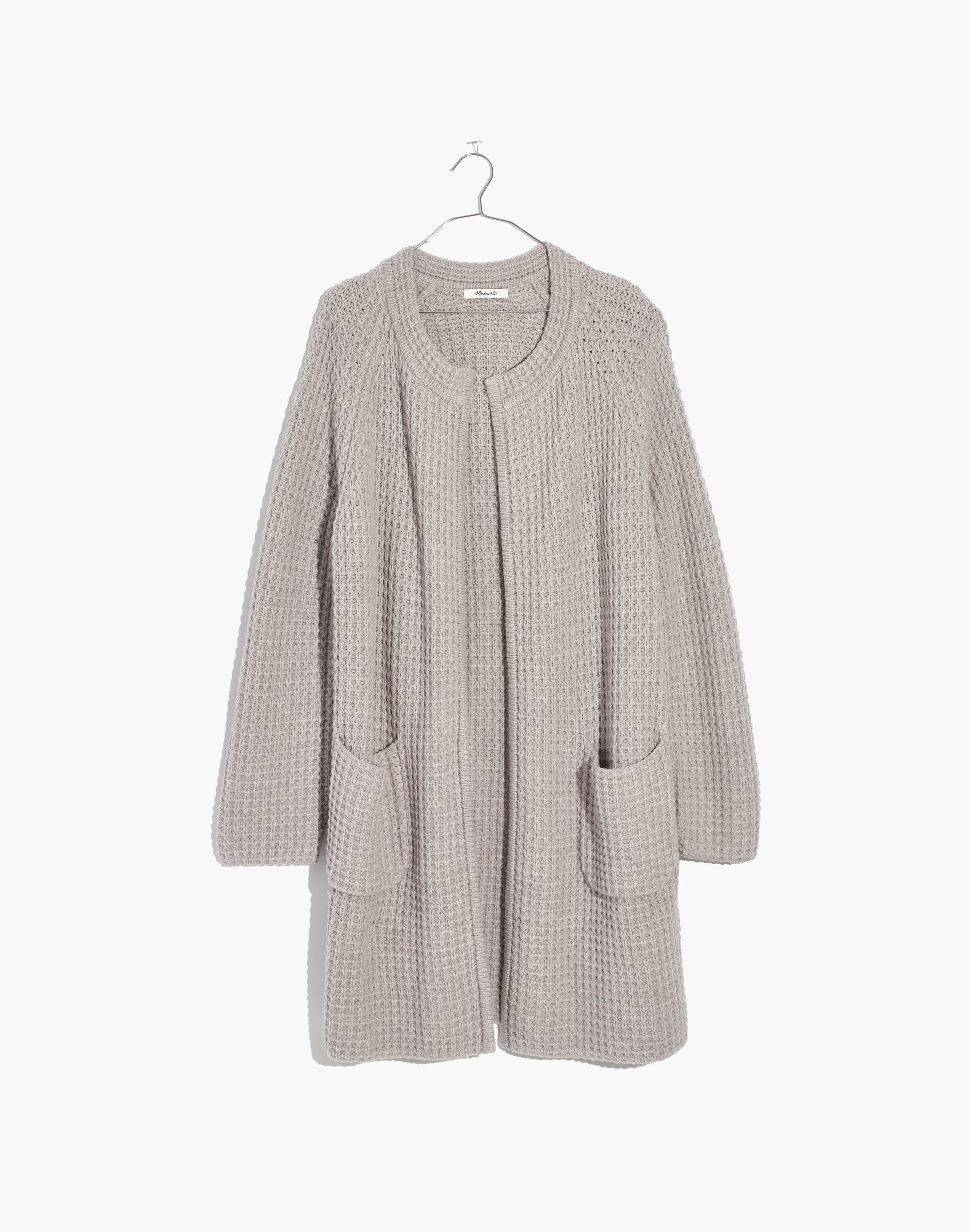 Wafflestitch Sweater-Coat | Madewell