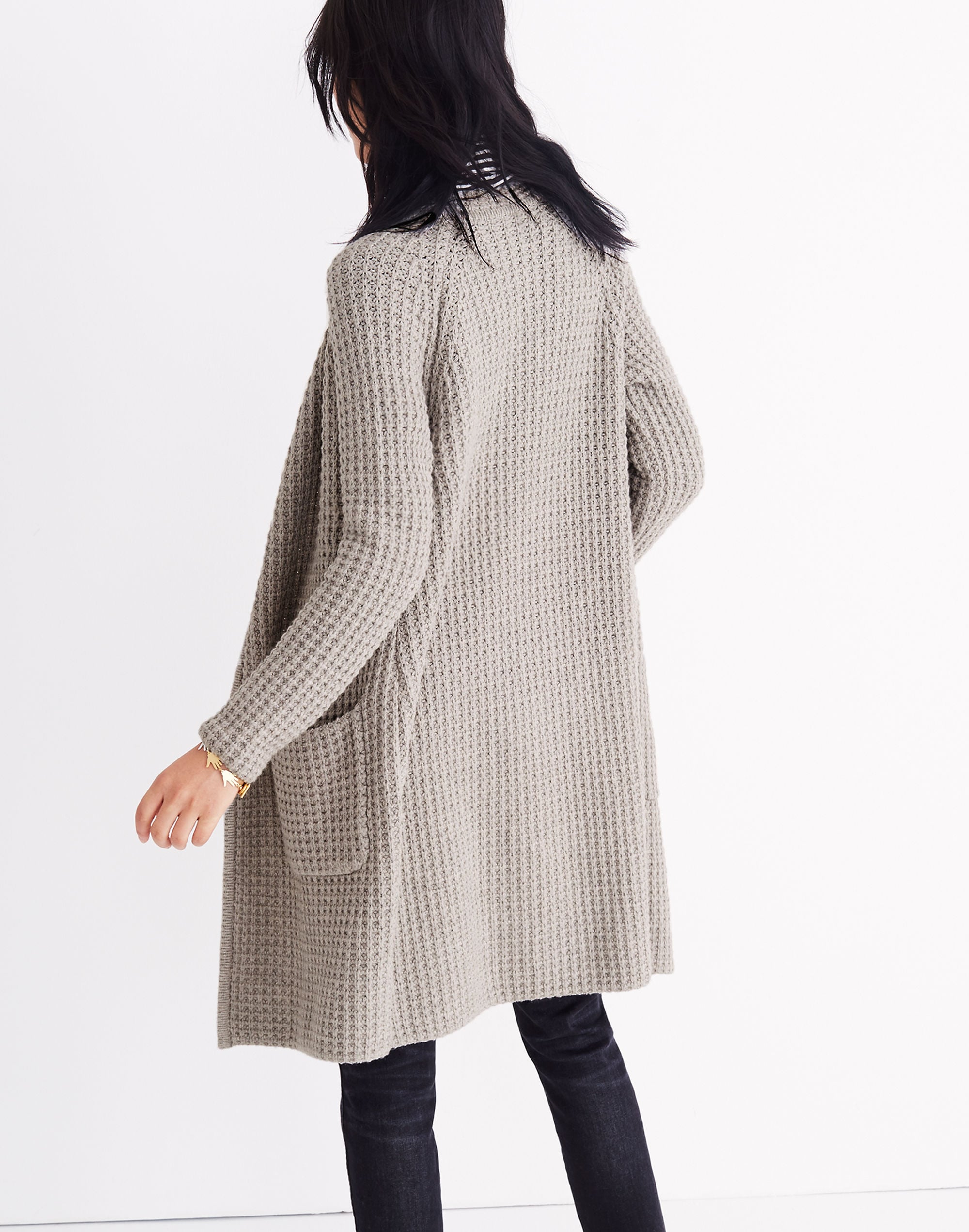 Wafflestitch Sweater-Coat | Madewell