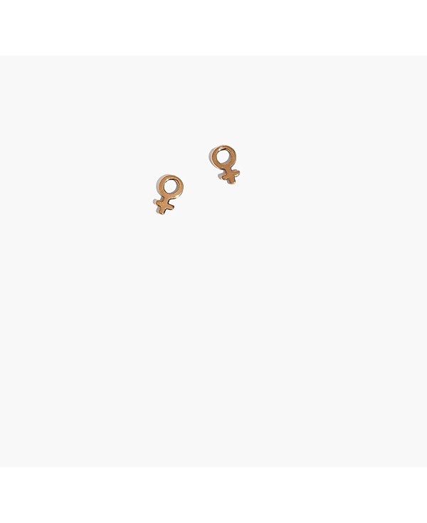 Madewell x Girls Inc. Demi-Fine Bronze Female Earrings