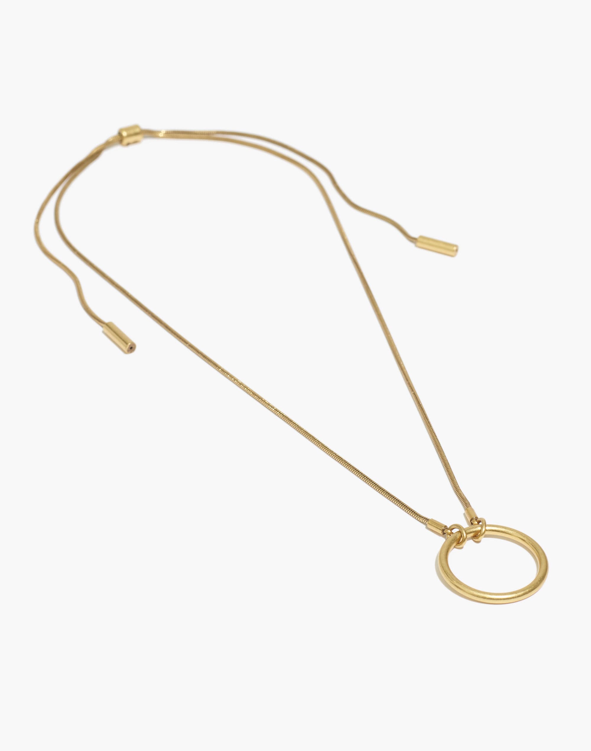 Adjustable Ring Choker Necklace | Madewell