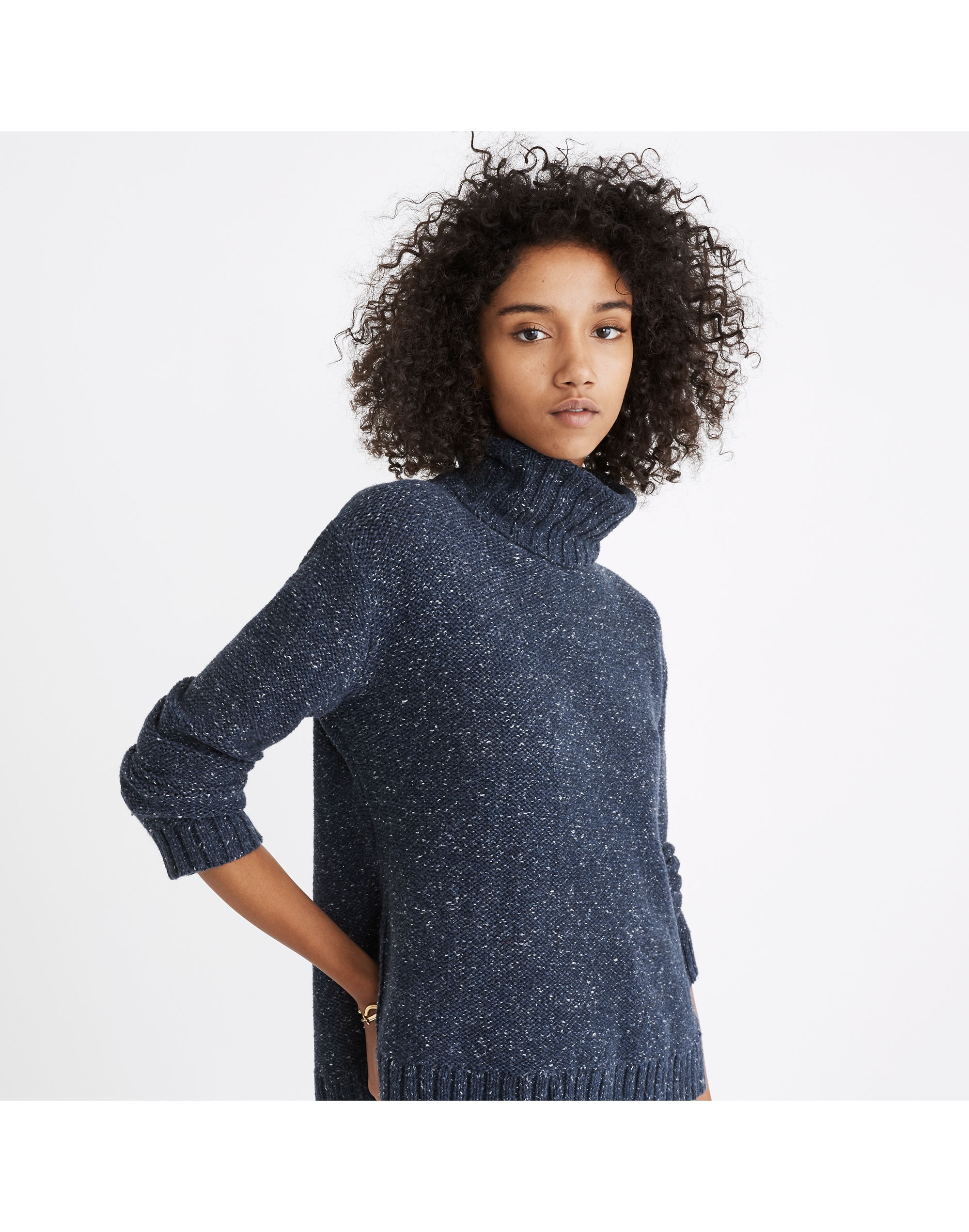 Flecked Turtleneck Sweater | Madewell