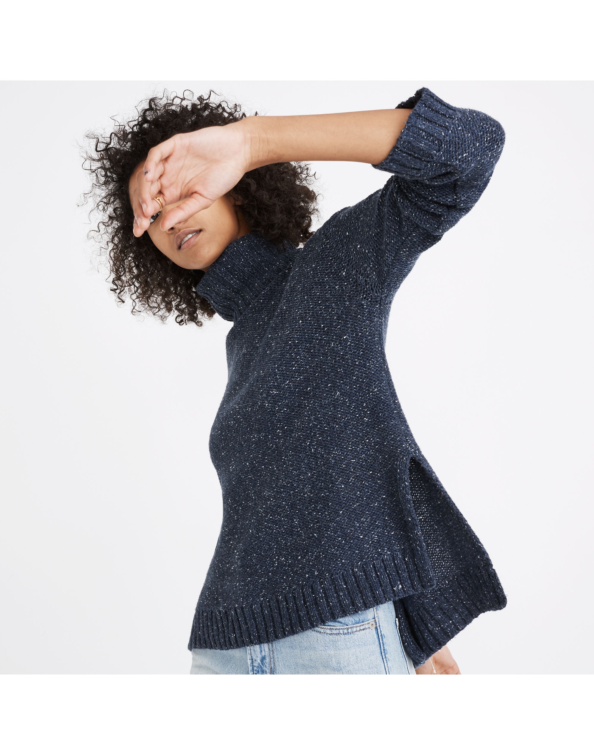 Flecked Turtleneck Sweater | Madewell