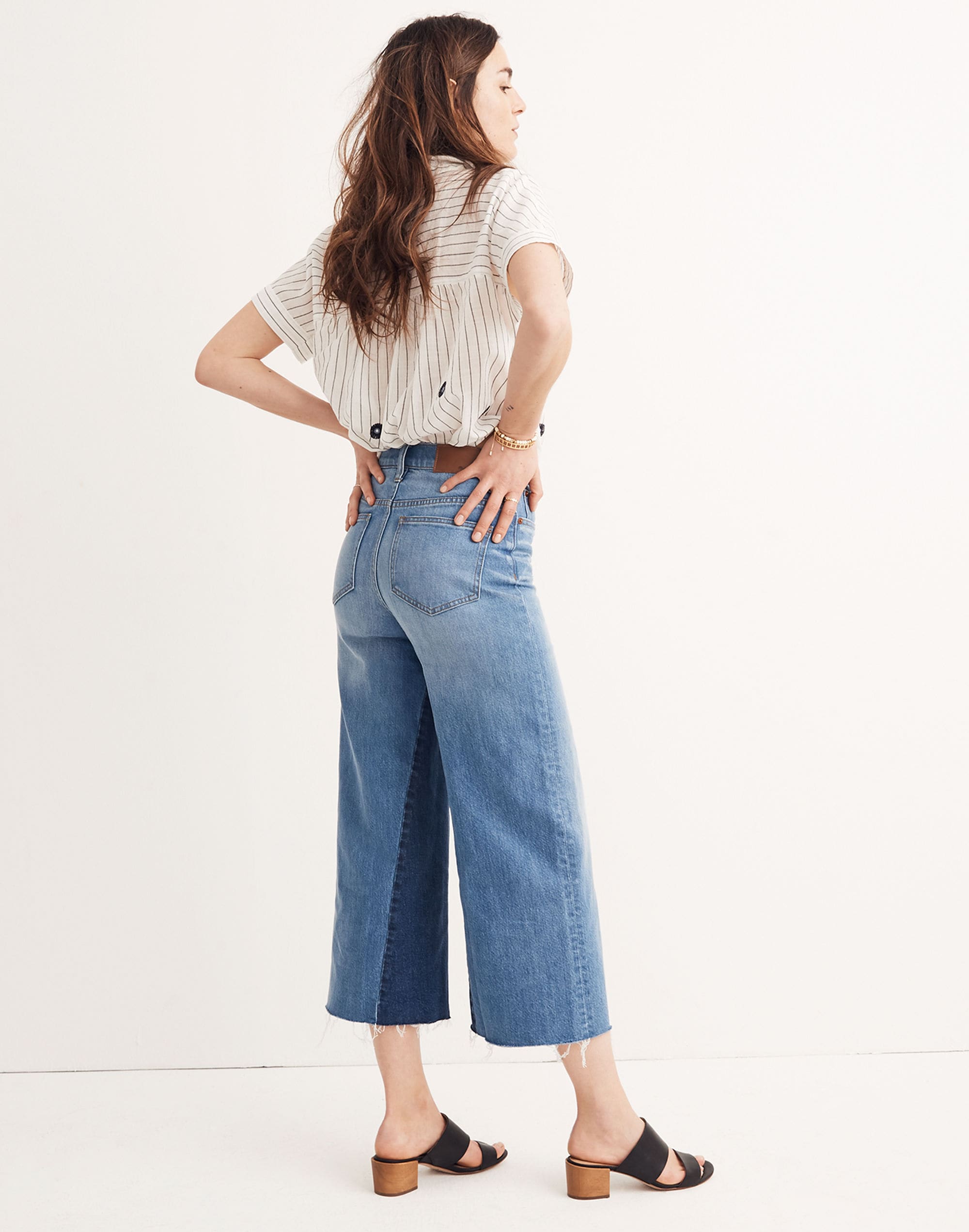 Wide-Leg Crop Jeans: Gusset Edition | Madewell