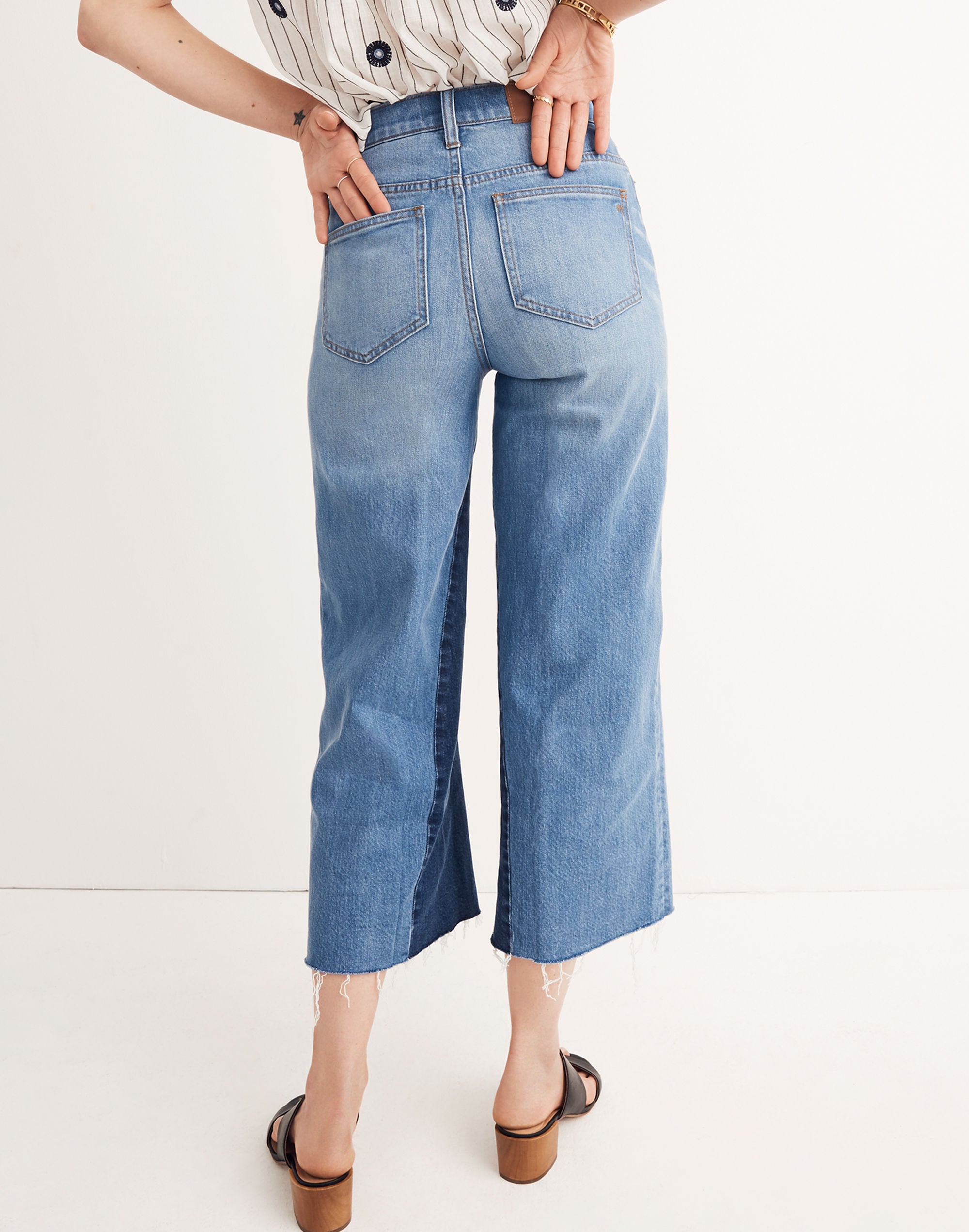 Wide-Leg Crop Jeans: Gusset Edition | Madewell