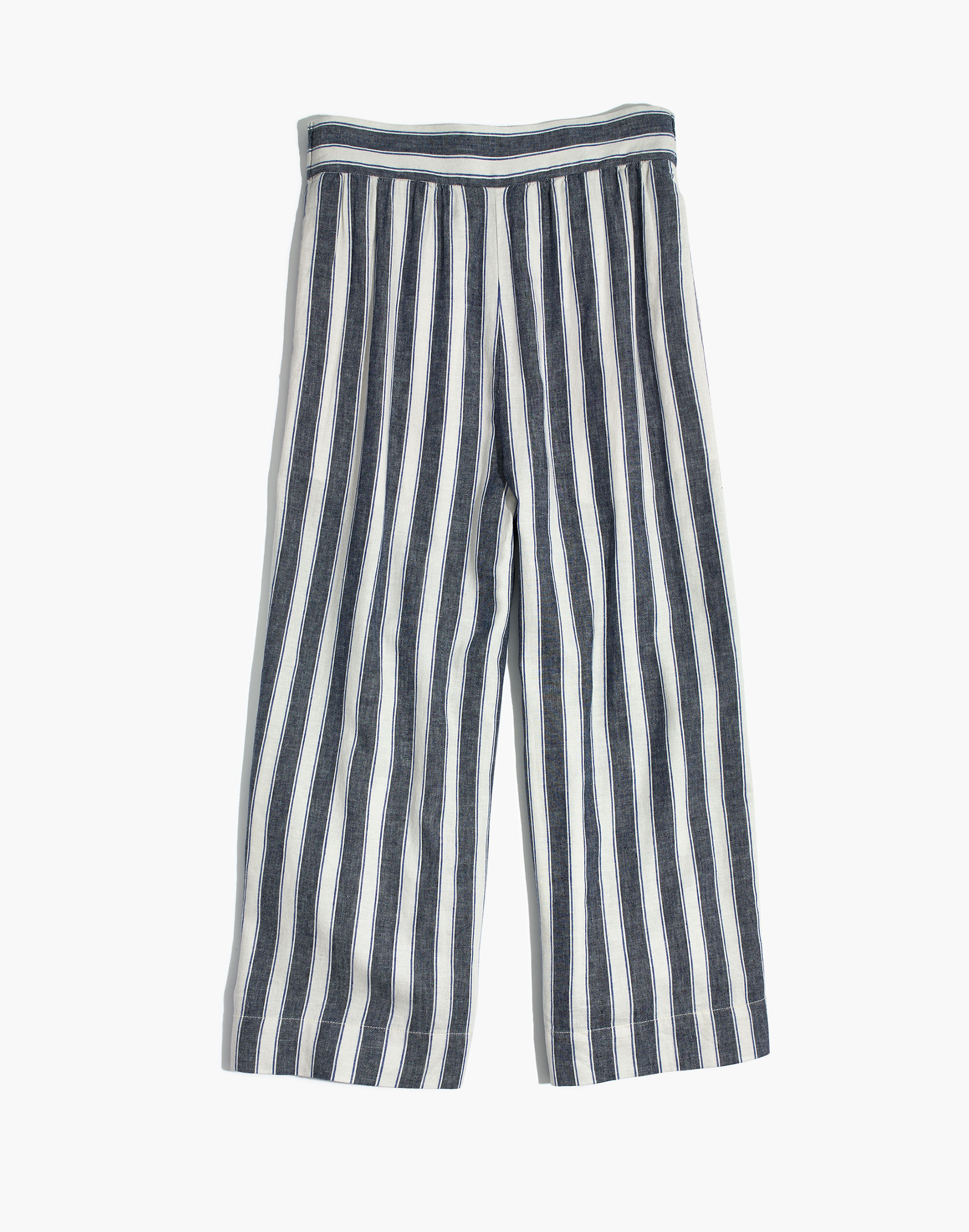 Huston Pull-On Crop Pants in Stripe | Madewell