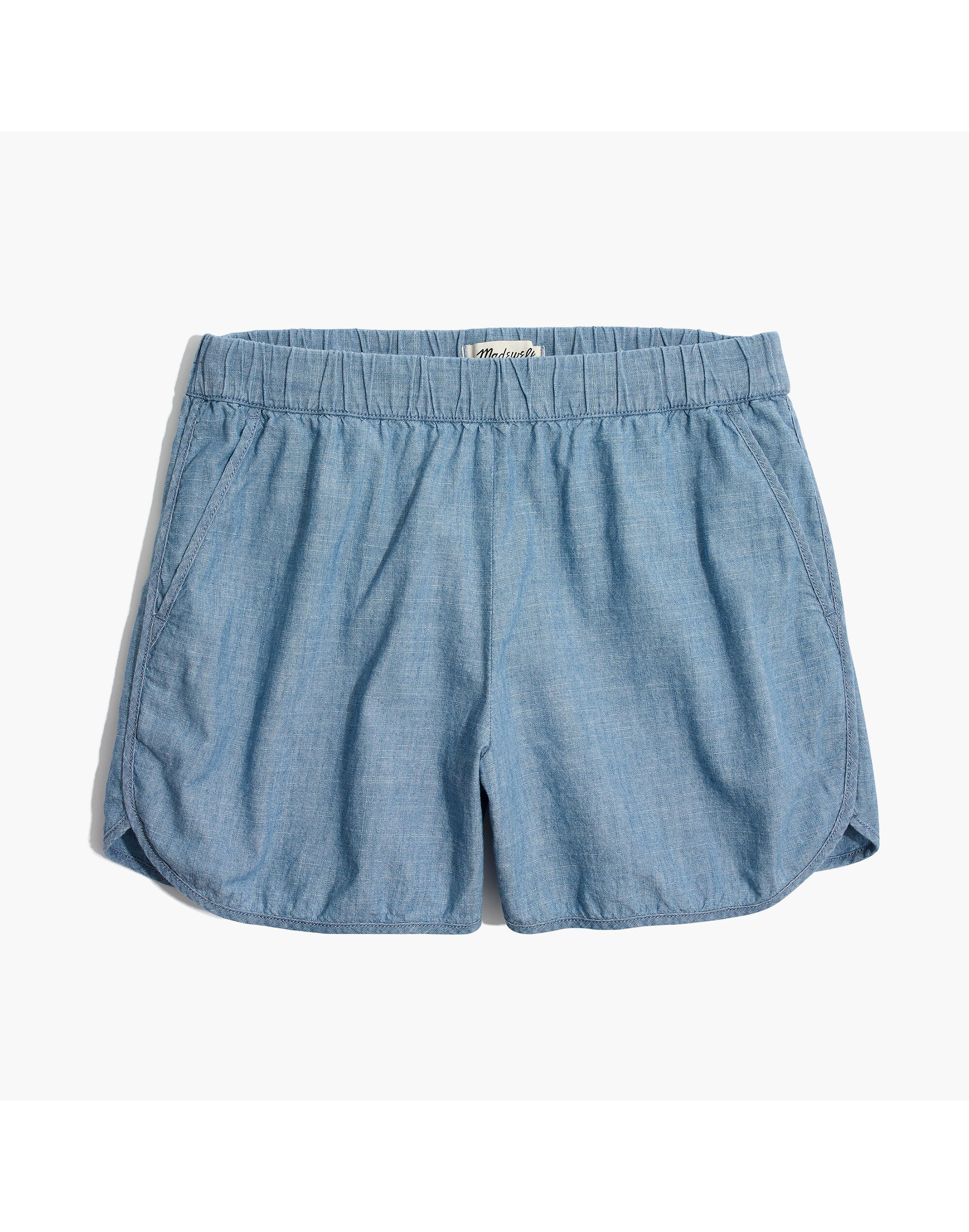 Chambray Pull-On Shorts | Madewell