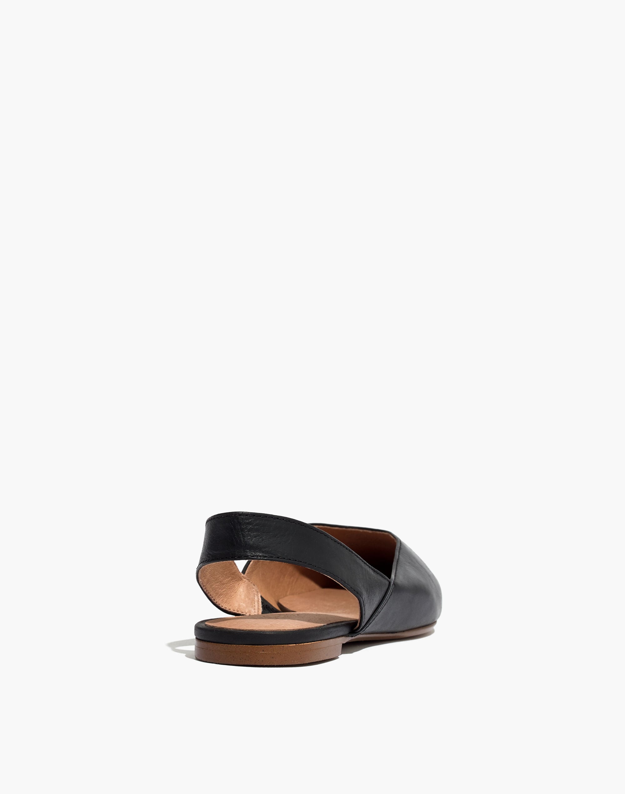 The Ava Slingback Flat Leather | Madewell