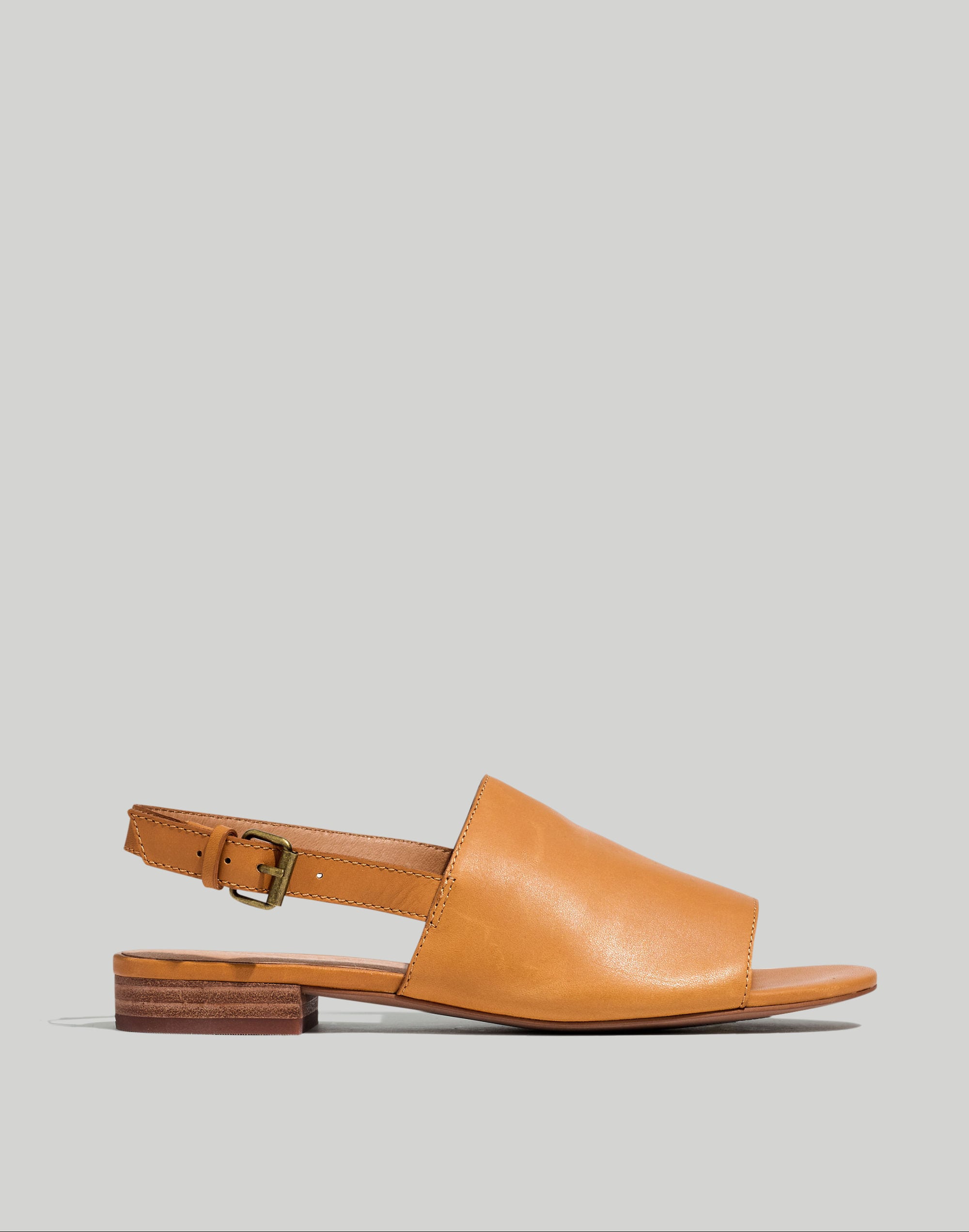 The Noelle Slingback Sandal in Leather | Madewell