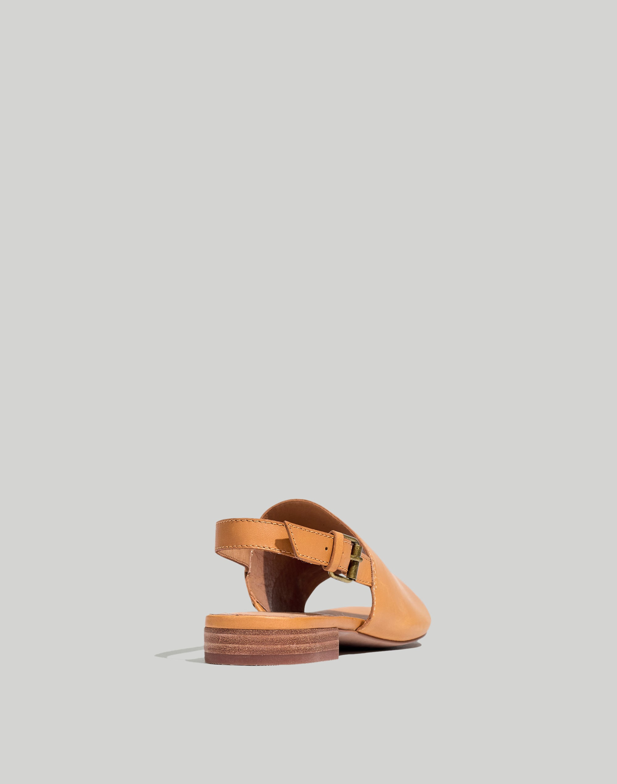 The Noelle Slingback Sandal in Leather | Madewell