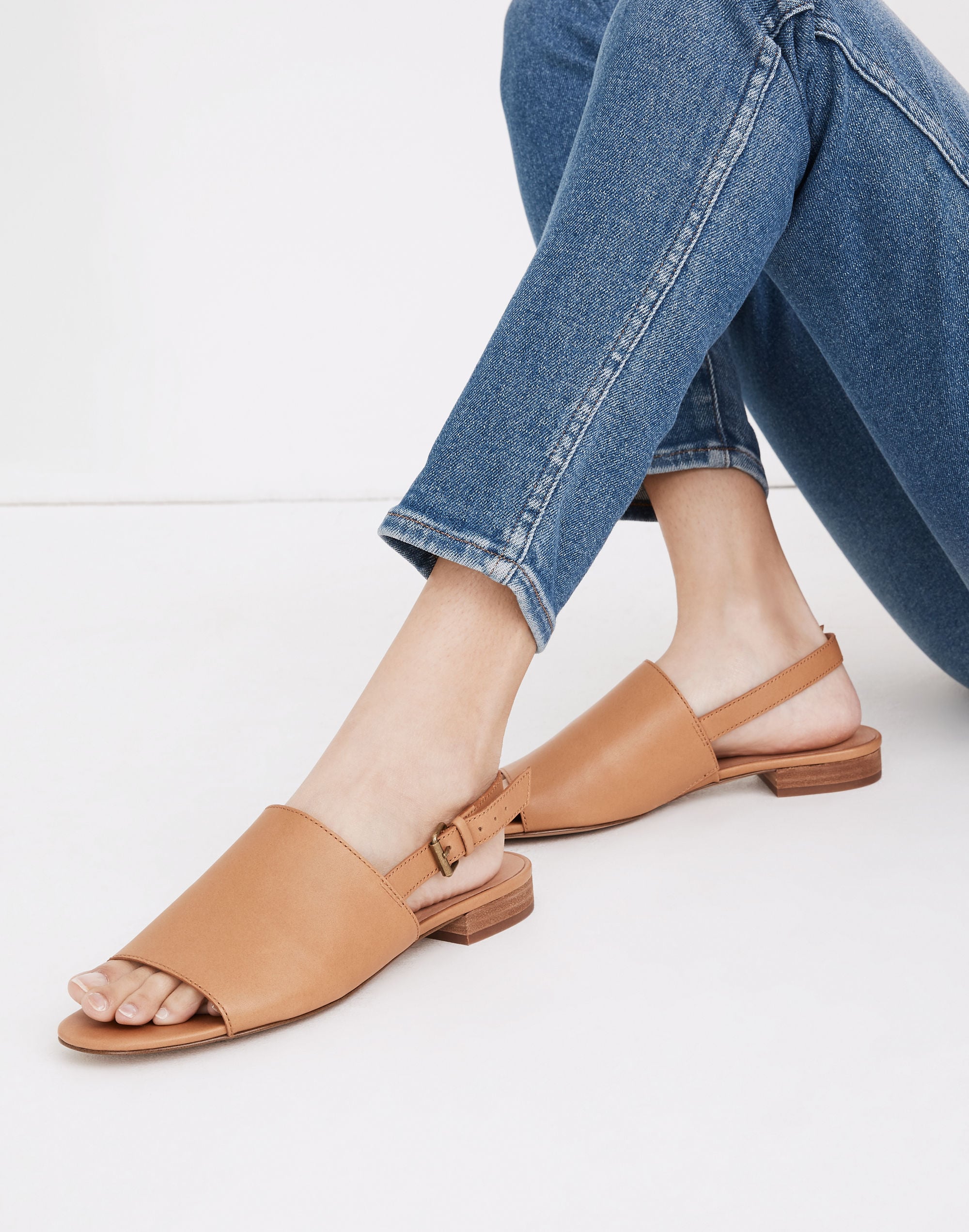 The Noelle Slingback Sandal Leather | Madewell