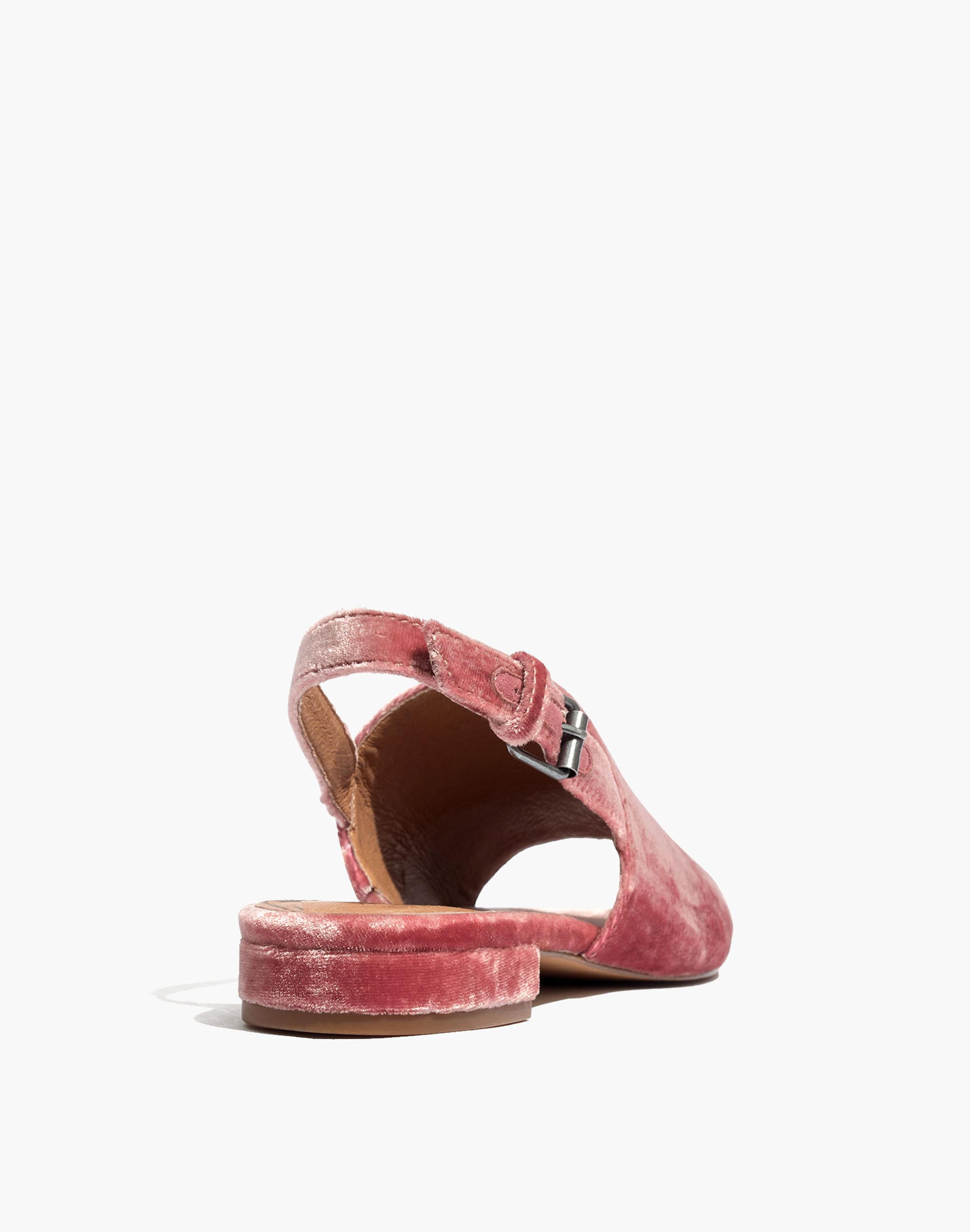 The Noelle Slingback Sandal Velvet | Madewell