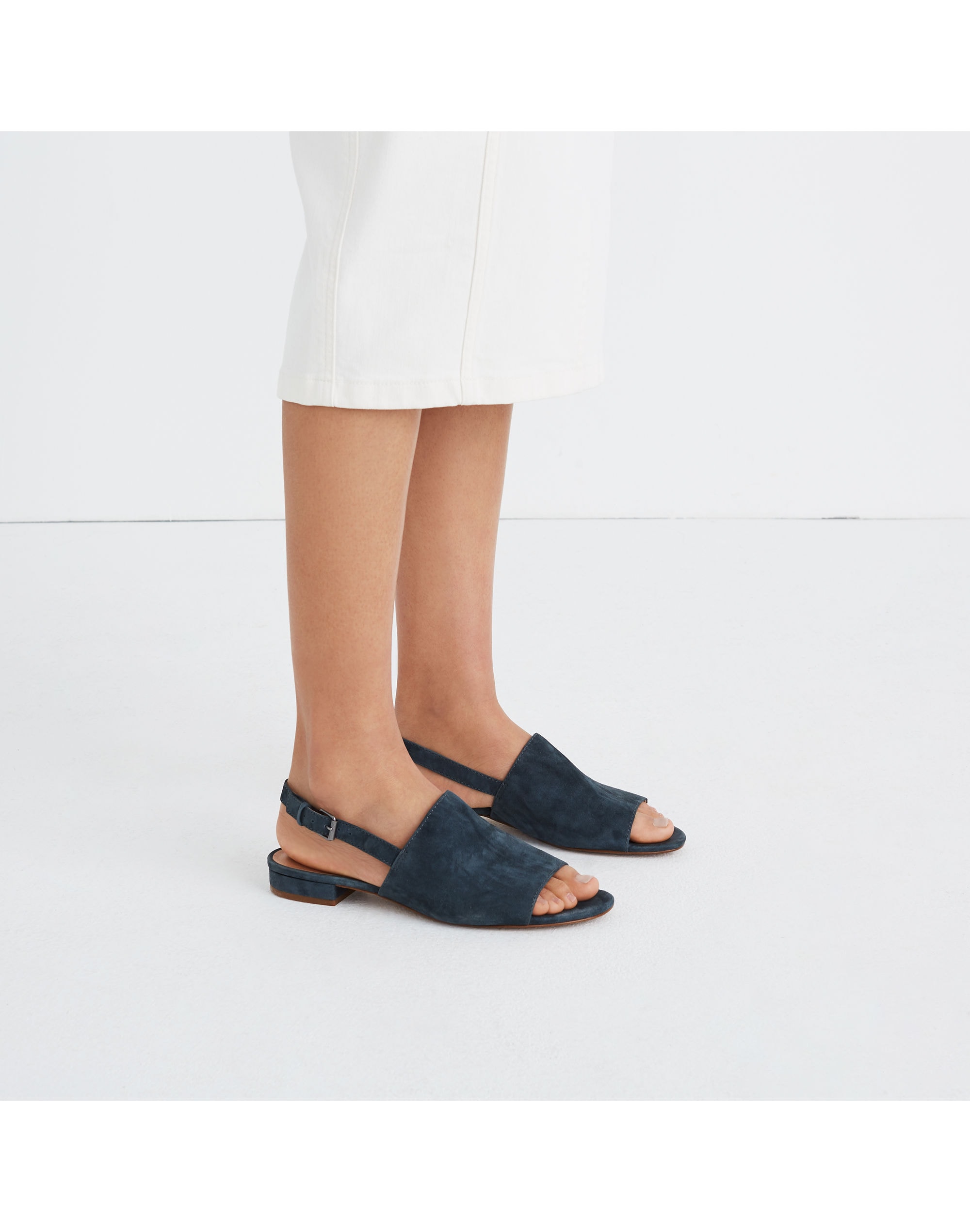 The Noelle Slingback Sandal Velvet | Madewell