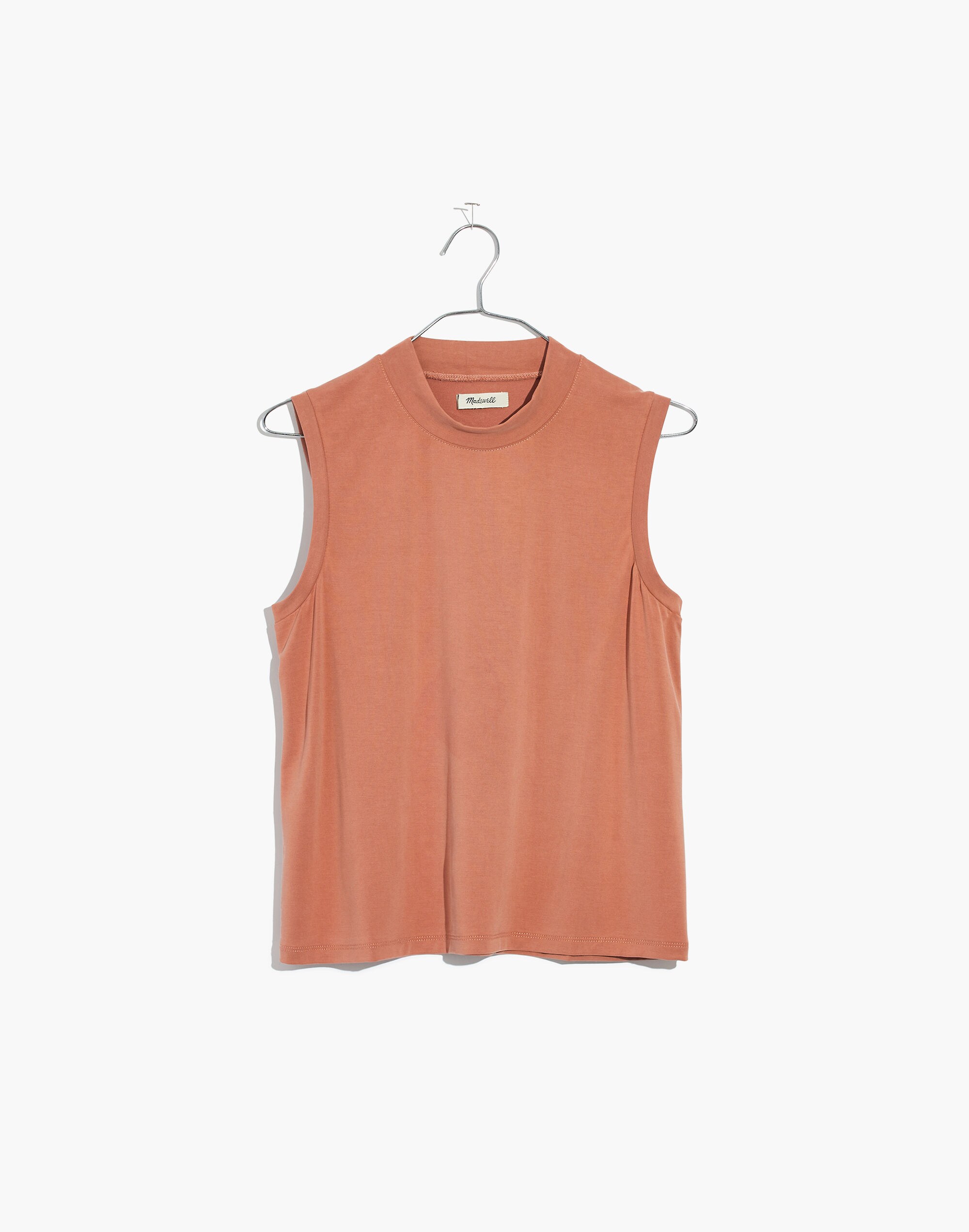 Sandwashed Mockneck Tank Top | Madewell