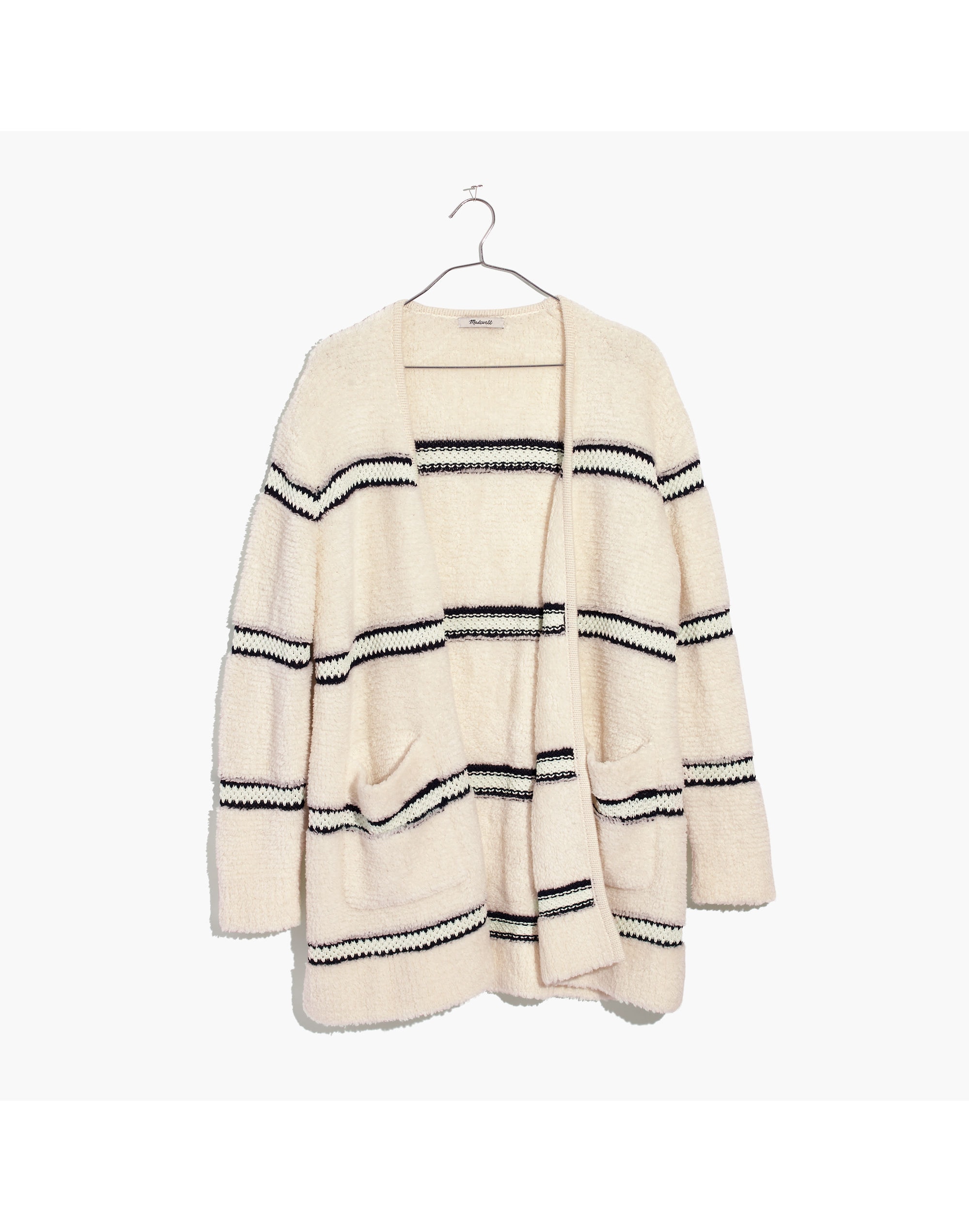 Striped Bouclé Cardigan Sweater | Madewell