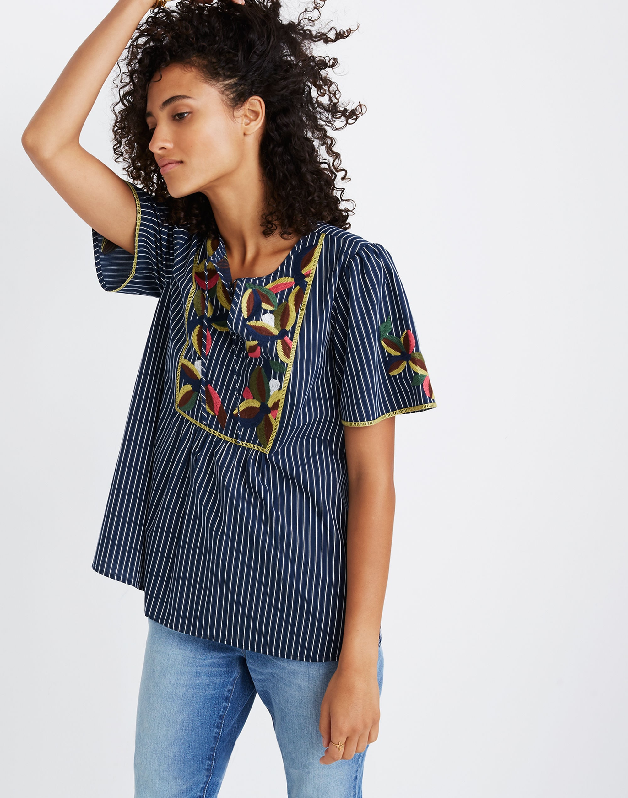 Women's Embroidered Fable Top | Madewell