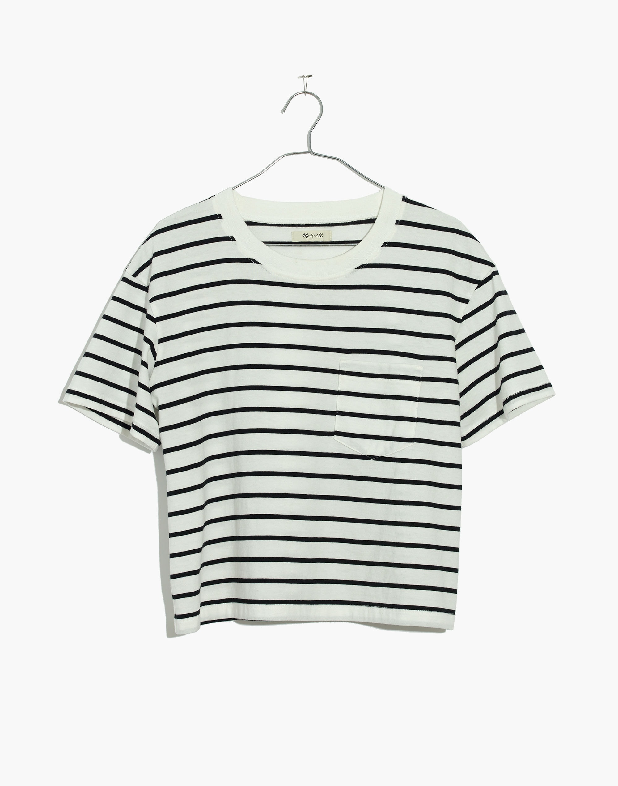 Easy Crop Tee Wanda Stripe | Madewell