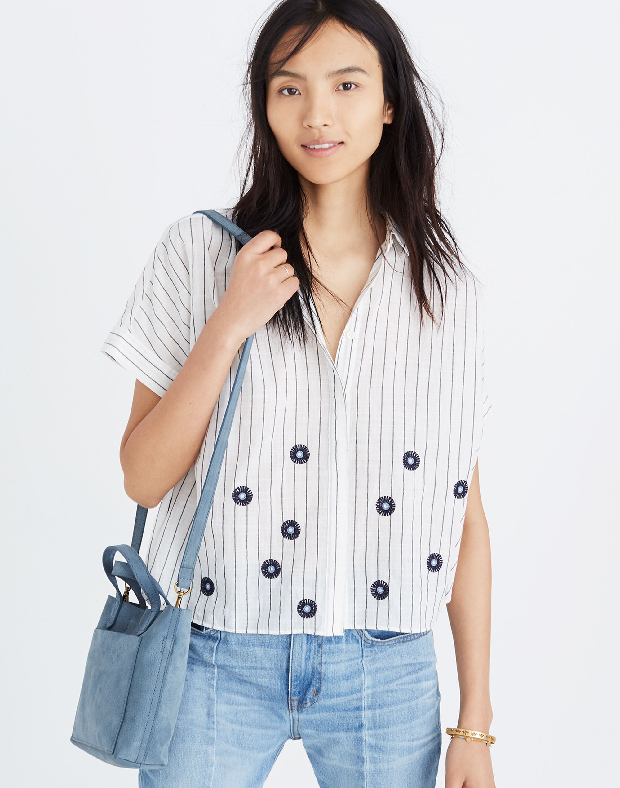 Embroidered Hilltop Shirt | Madewell