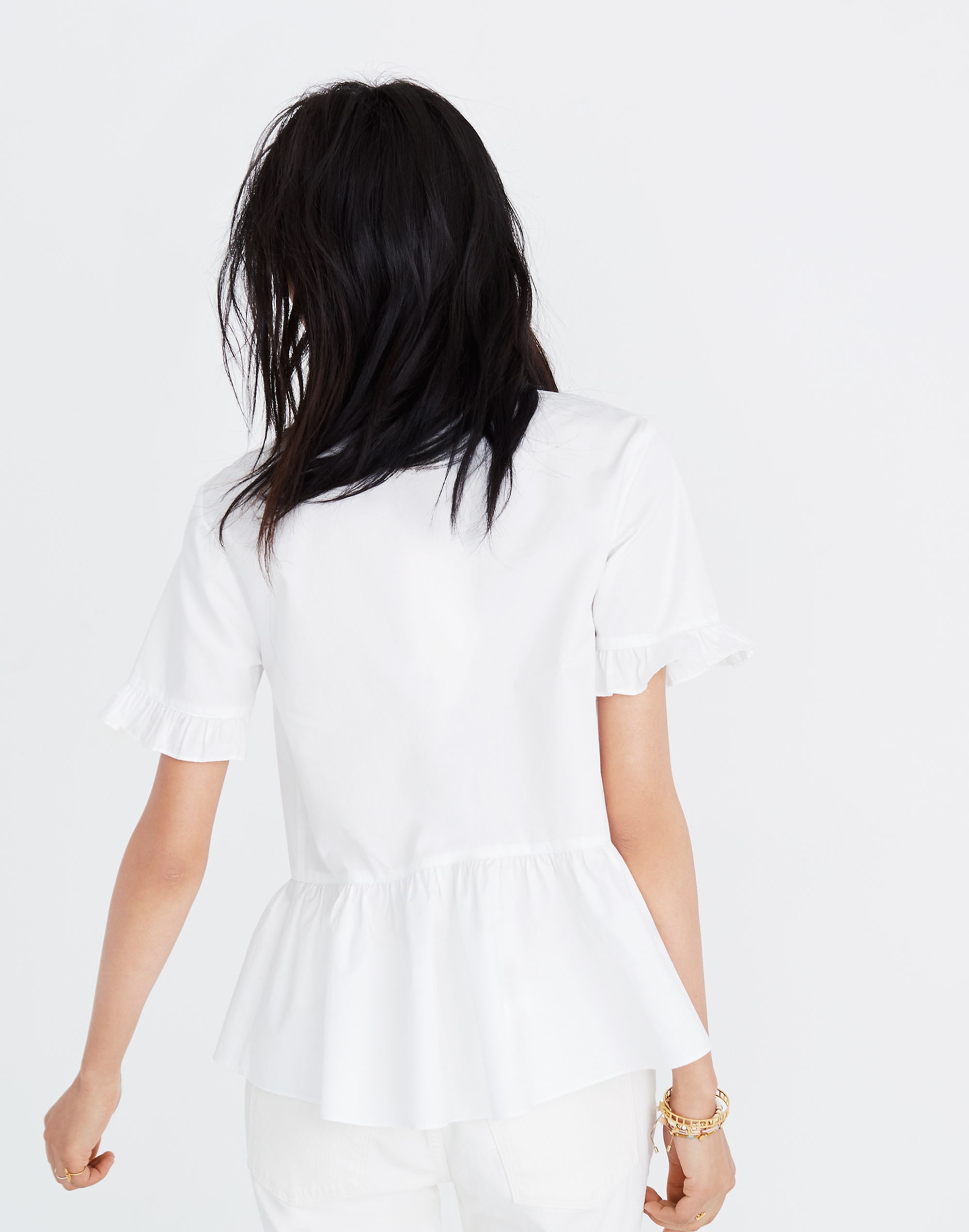 Studio Ruffle-Hem Top | Madewell