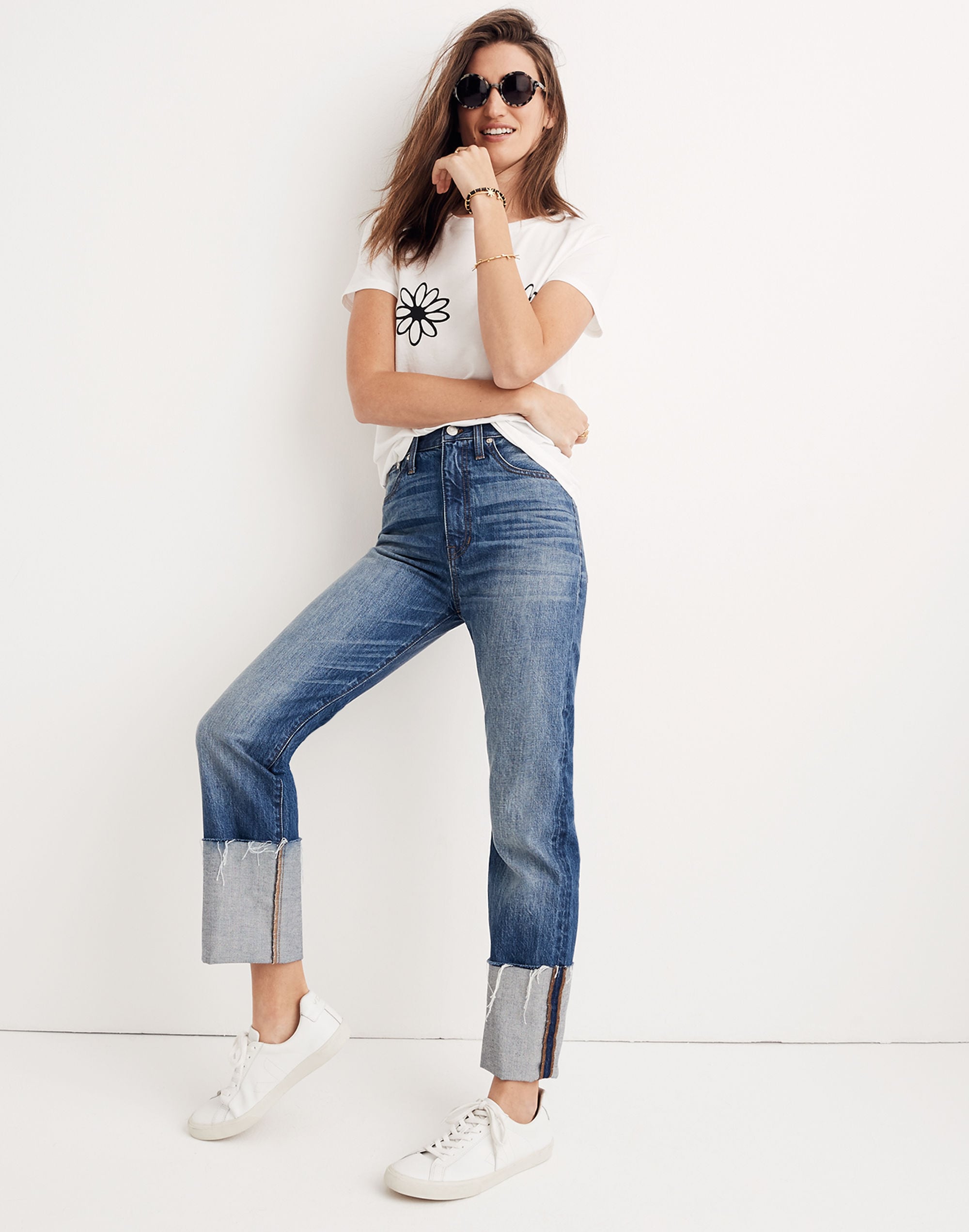 Citizens of Humanity Reese Cuffed Straight-Leg Jeans