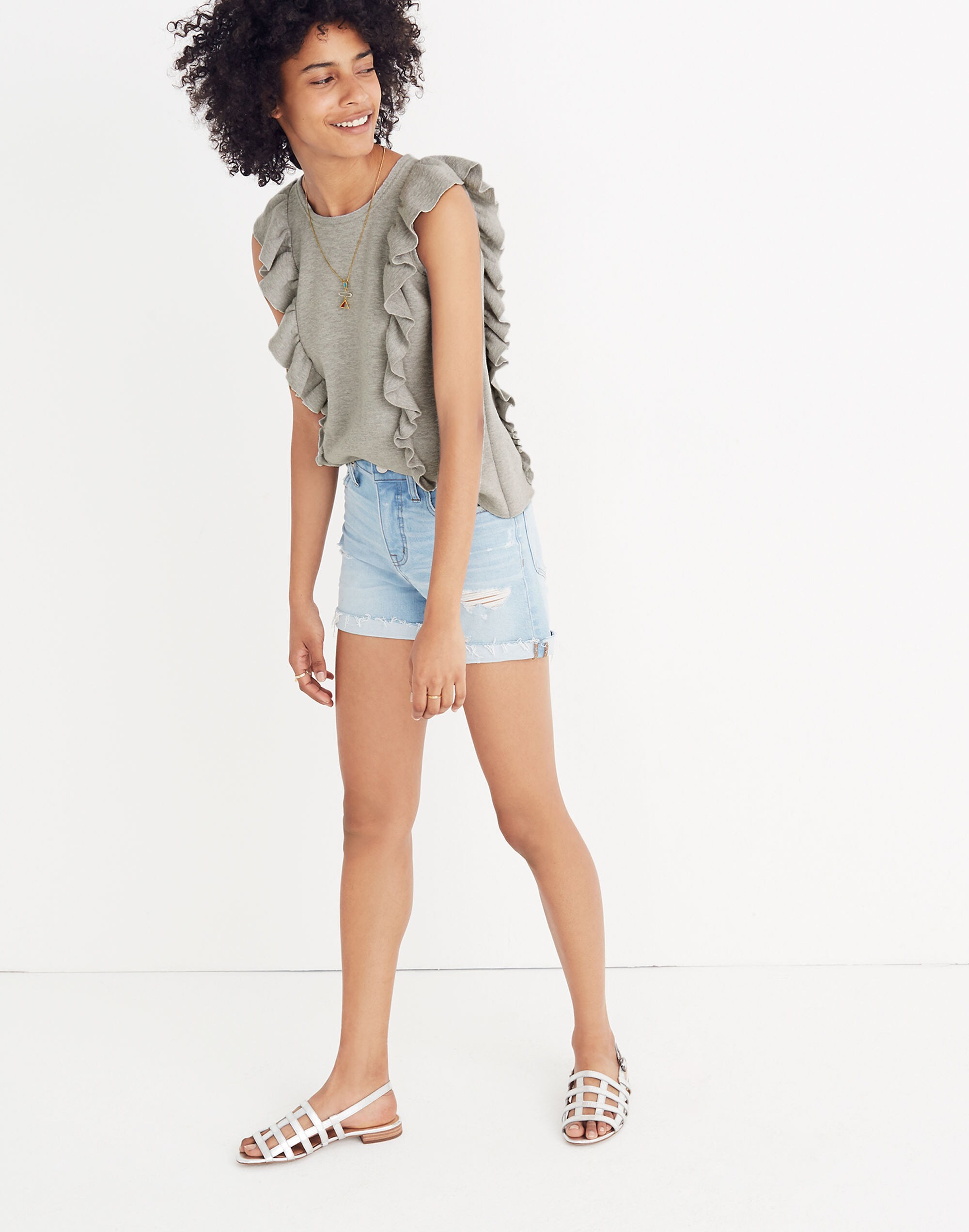 Ruffled Sweater Tank | Madewell