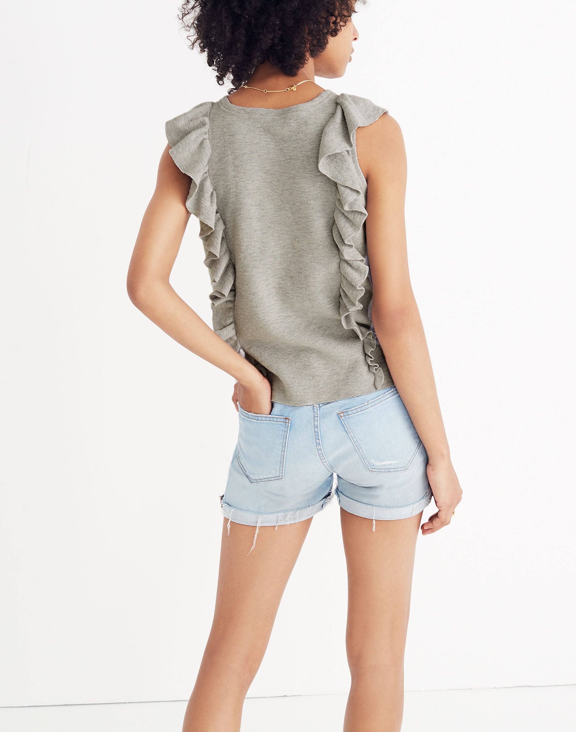 Ruffled Sweater Tank | Madewell