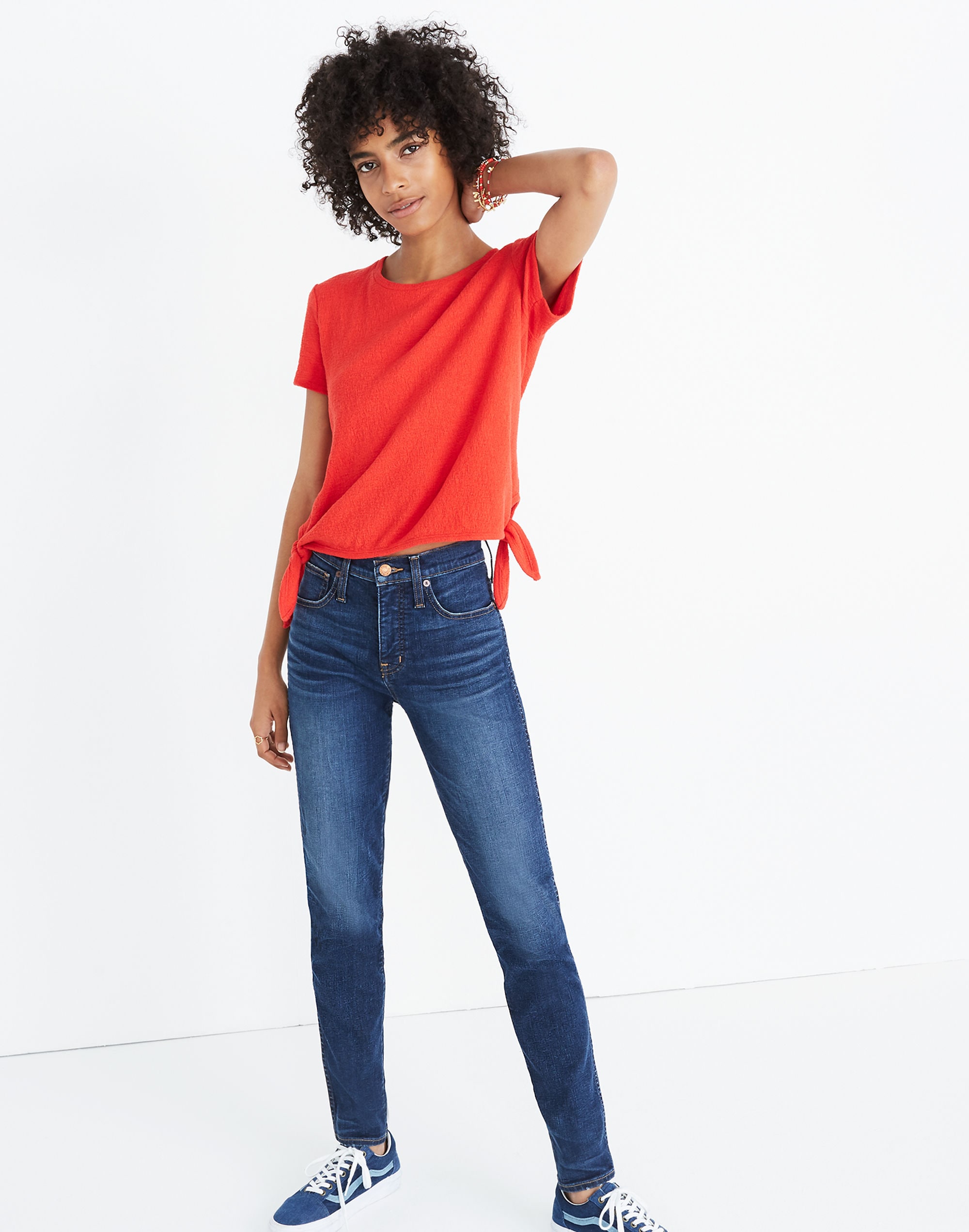 Texture & Thread Modern Side-Tie Top | Madewell