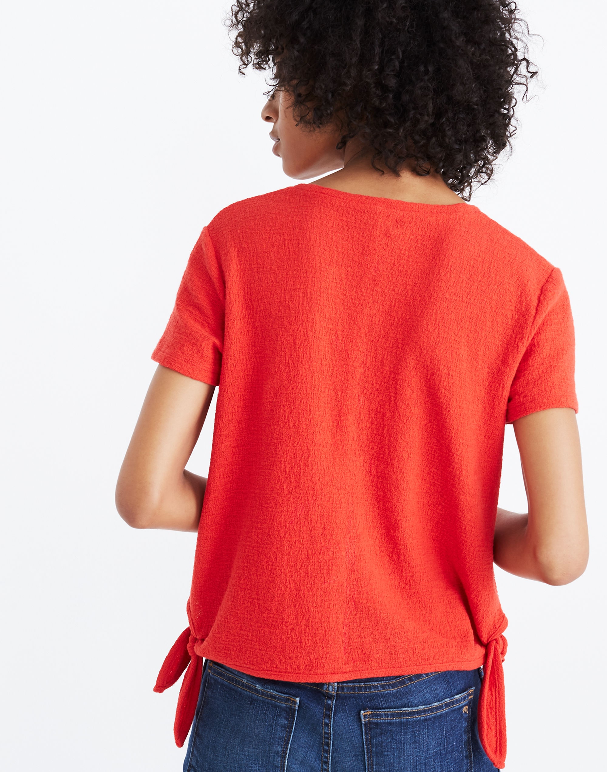 Texture & Thread Modern Side-Tie Top | Madewell