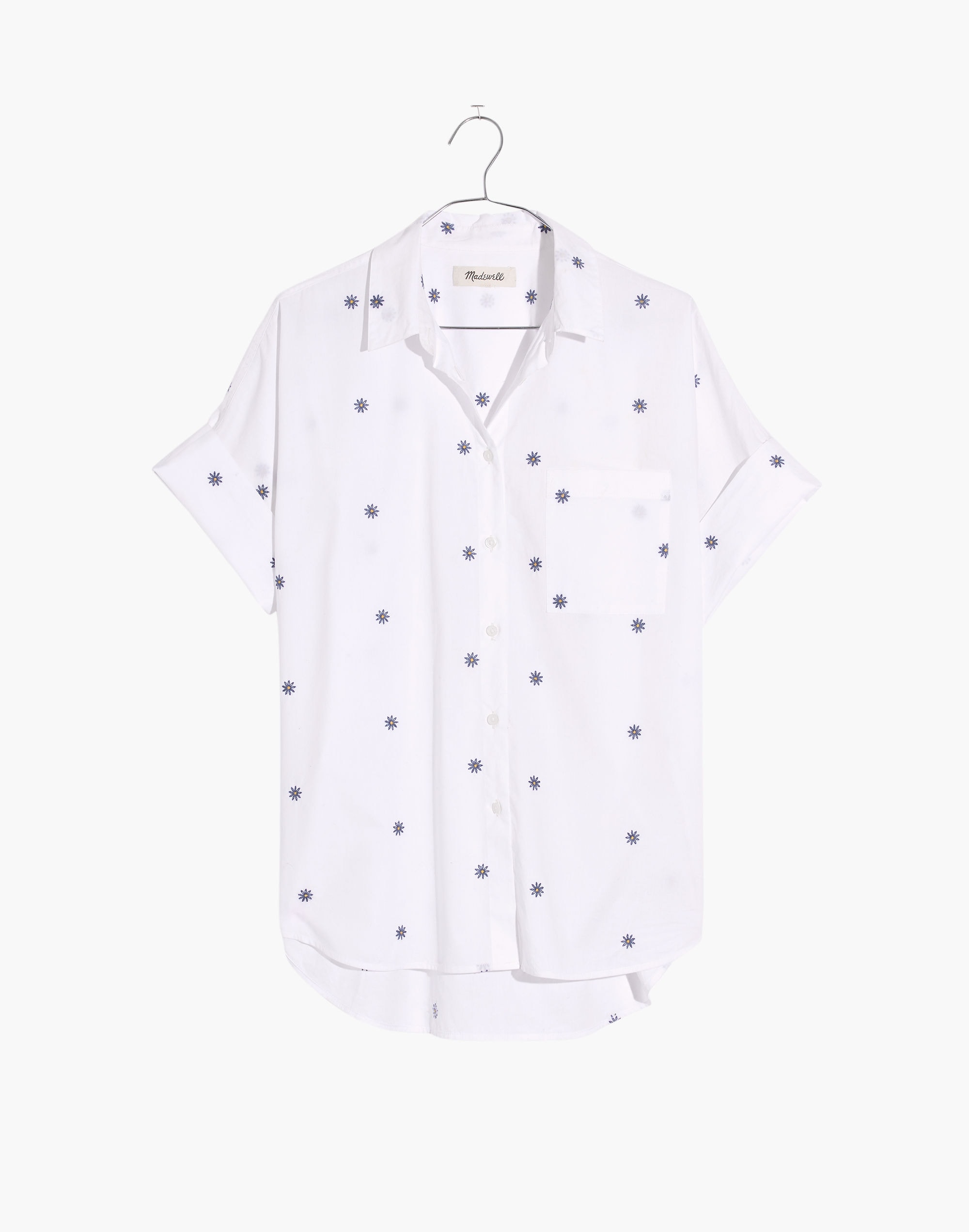 Embroidered Daisy Courier Shirt | Madewell