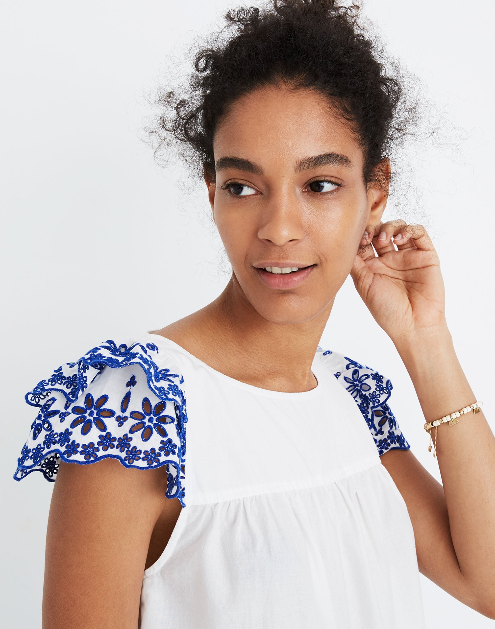 Embroidered Story Top | Madewell