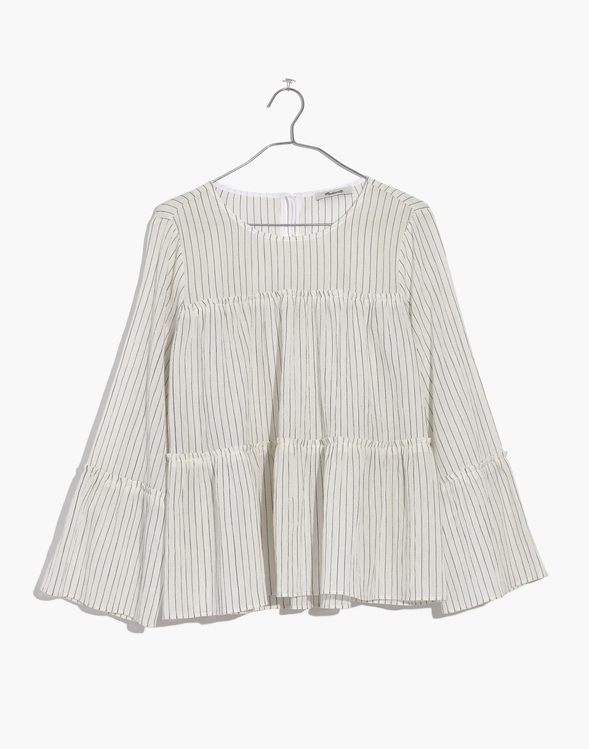 Tiered Top in Haysboro Stripe | Madewell