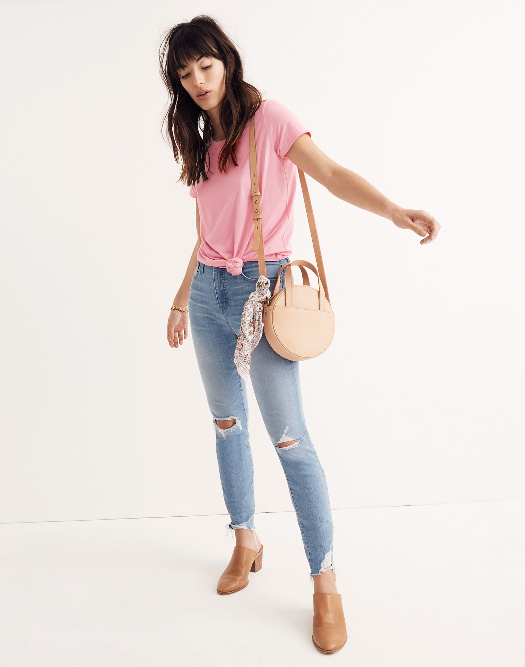 Knot-Front Tee | Madewell