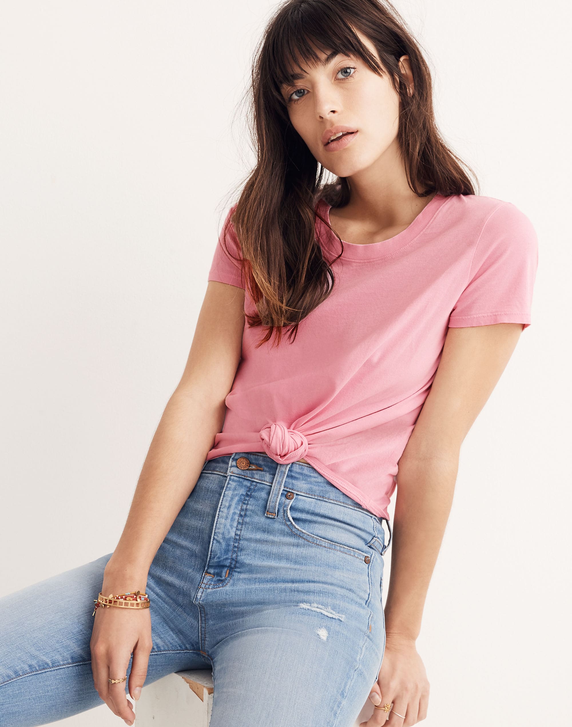 Knot-Front Tee | Madewell