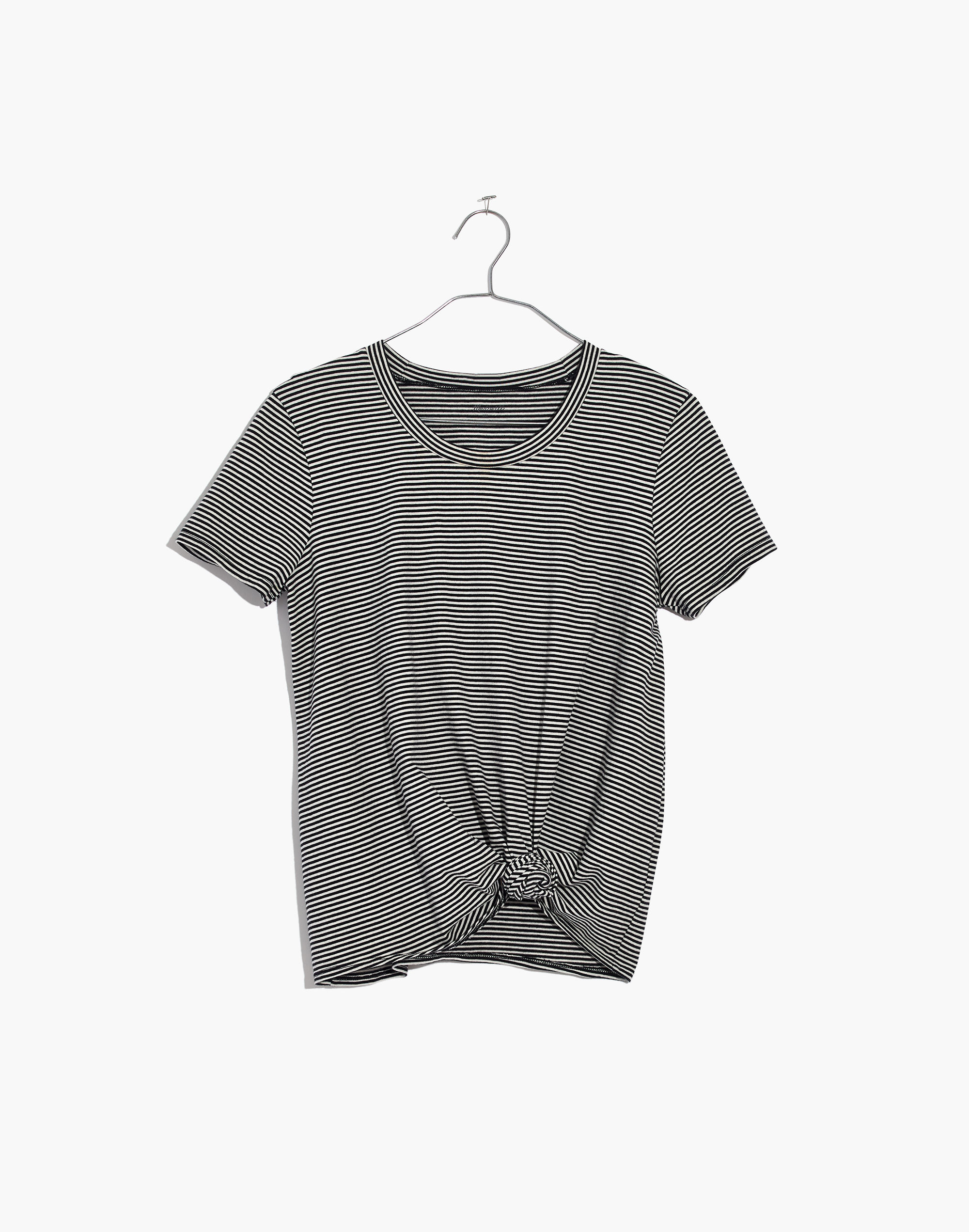 Knot-Front Tee Stripe | Madewell