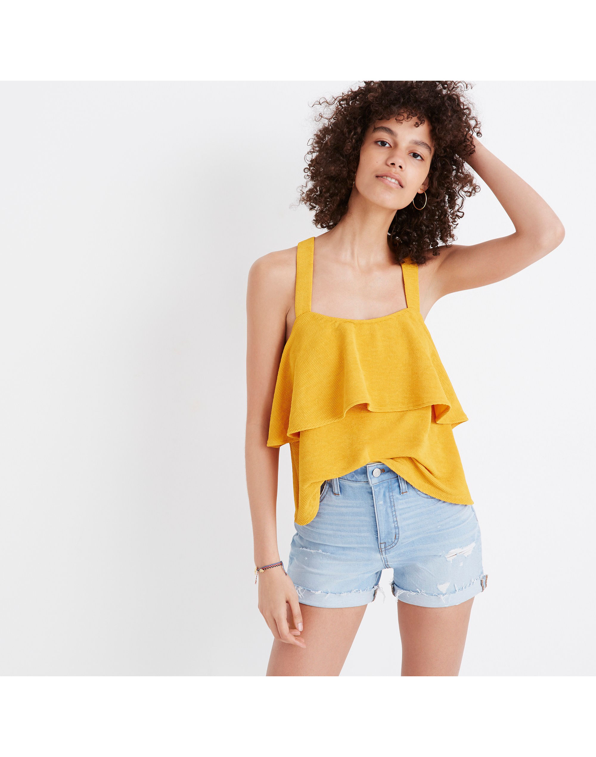 Texture & Thread Tiered Tank Top | Madewell