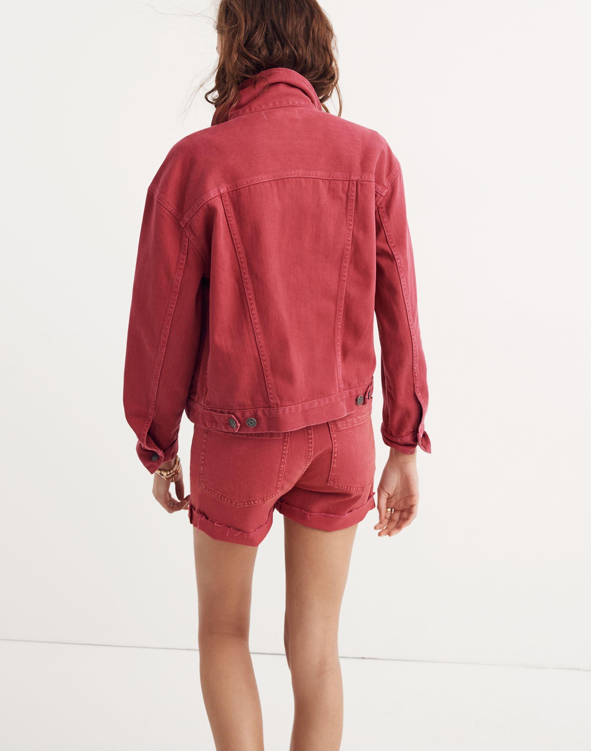 The Boxy-Crop Jean Jacket: Garment-Dyed Edition | Madewell