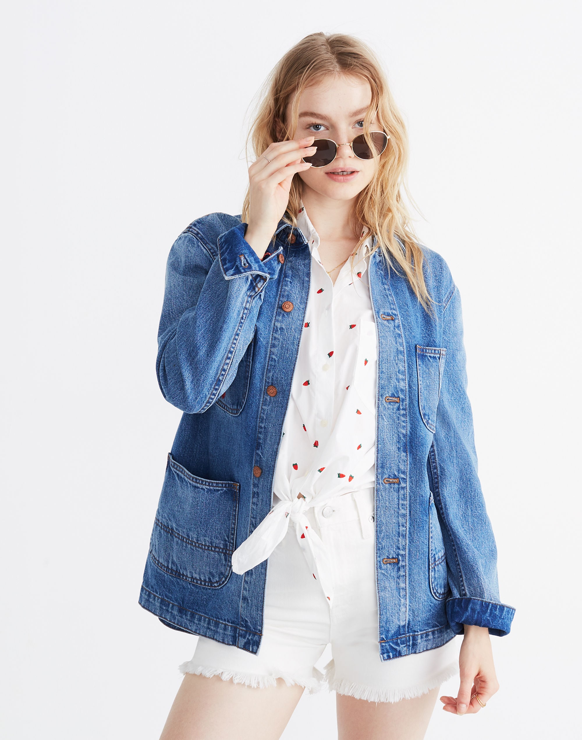 Madewell embroidered sale jacket