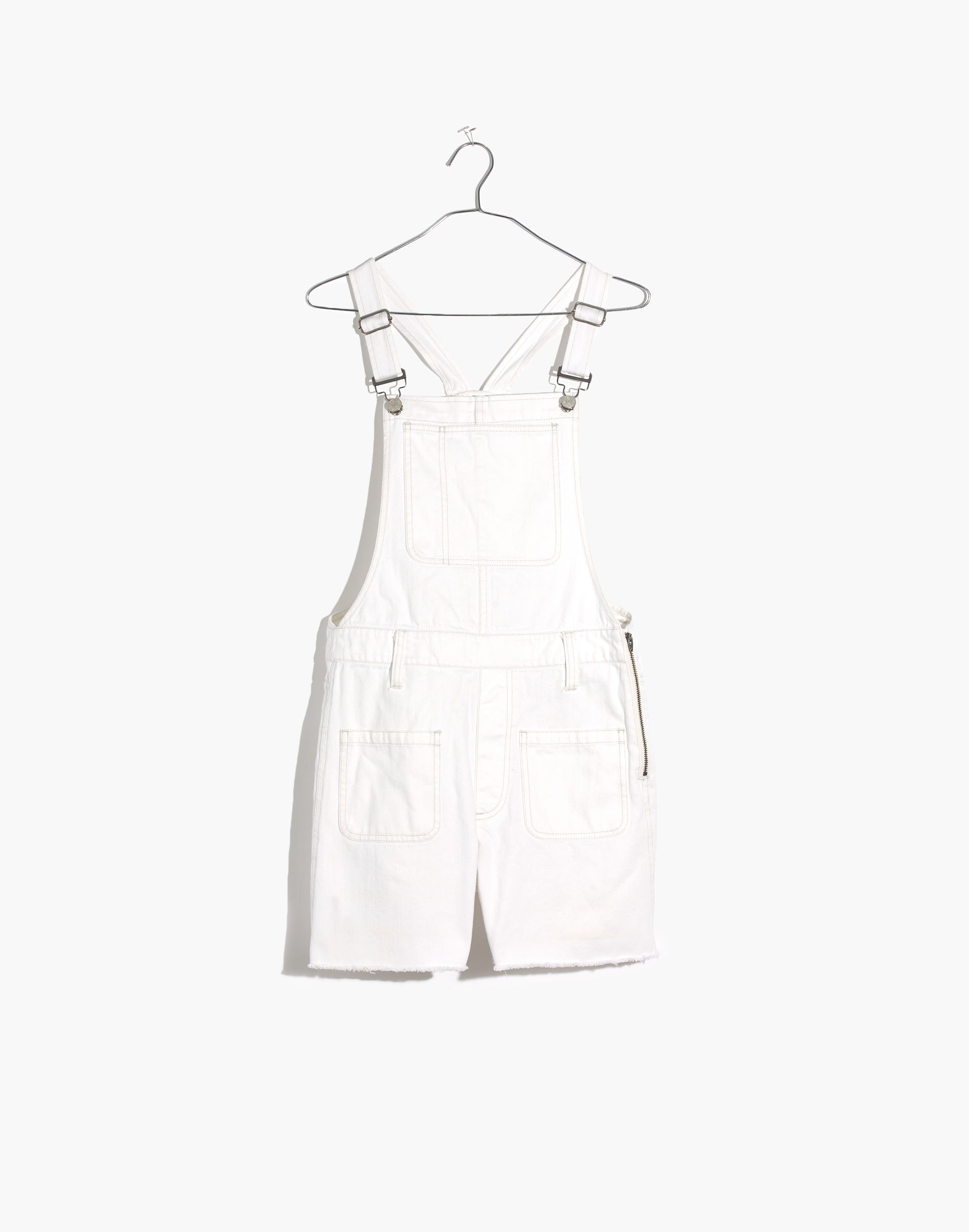 Adirondack Short Overalls in Tile White | Madewell