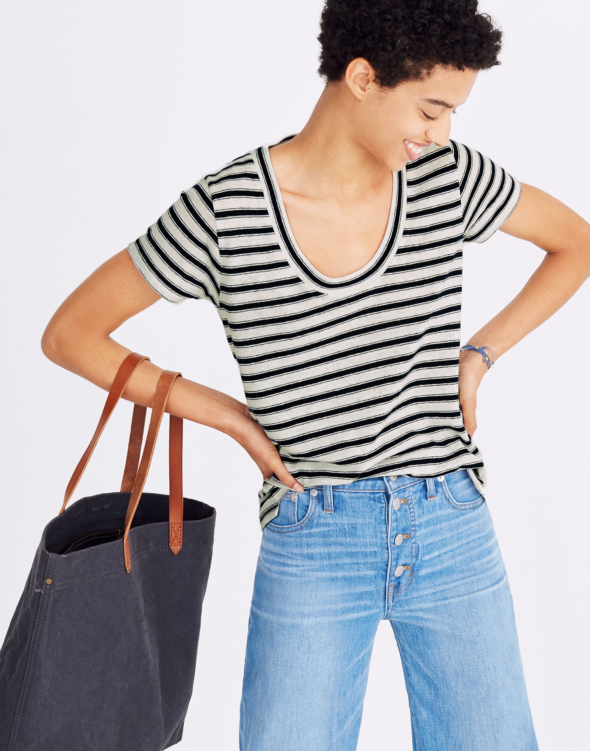 City Tee Calgary Stripe | Madewell