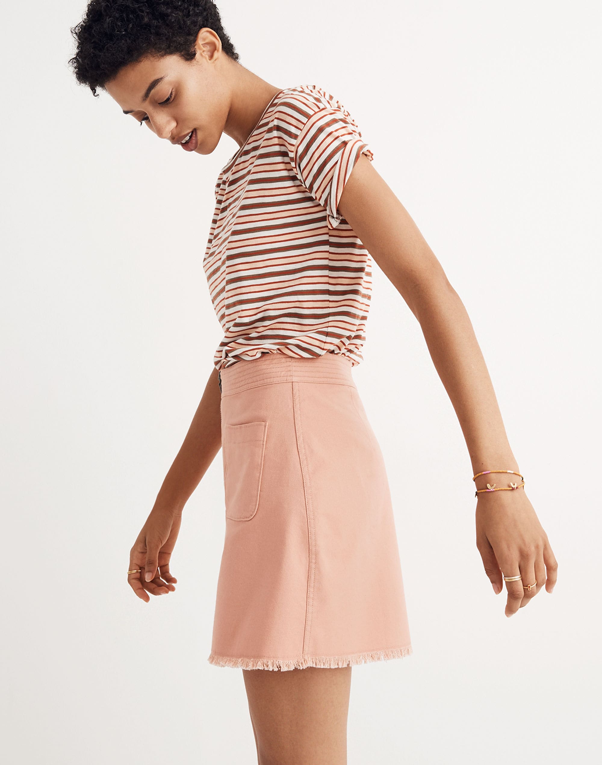 A-Line Zip Skirt | Madewell